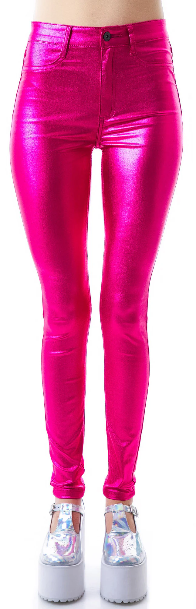 Shimmer Skinny Jeans - Image 7