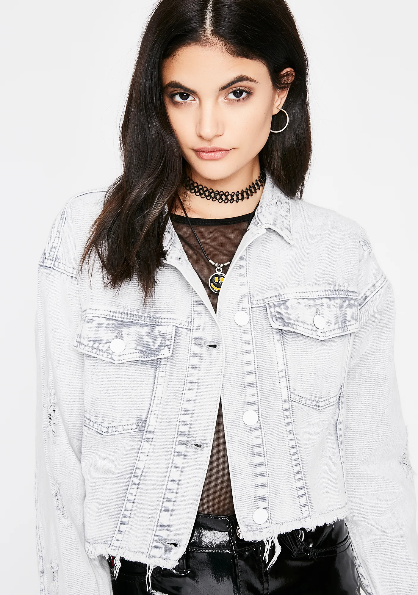 Shine Ya Light On Me Denim Jacket - Image 2