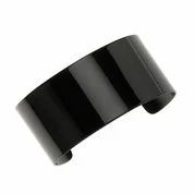 Short Plain Cuff - Black - Image 2