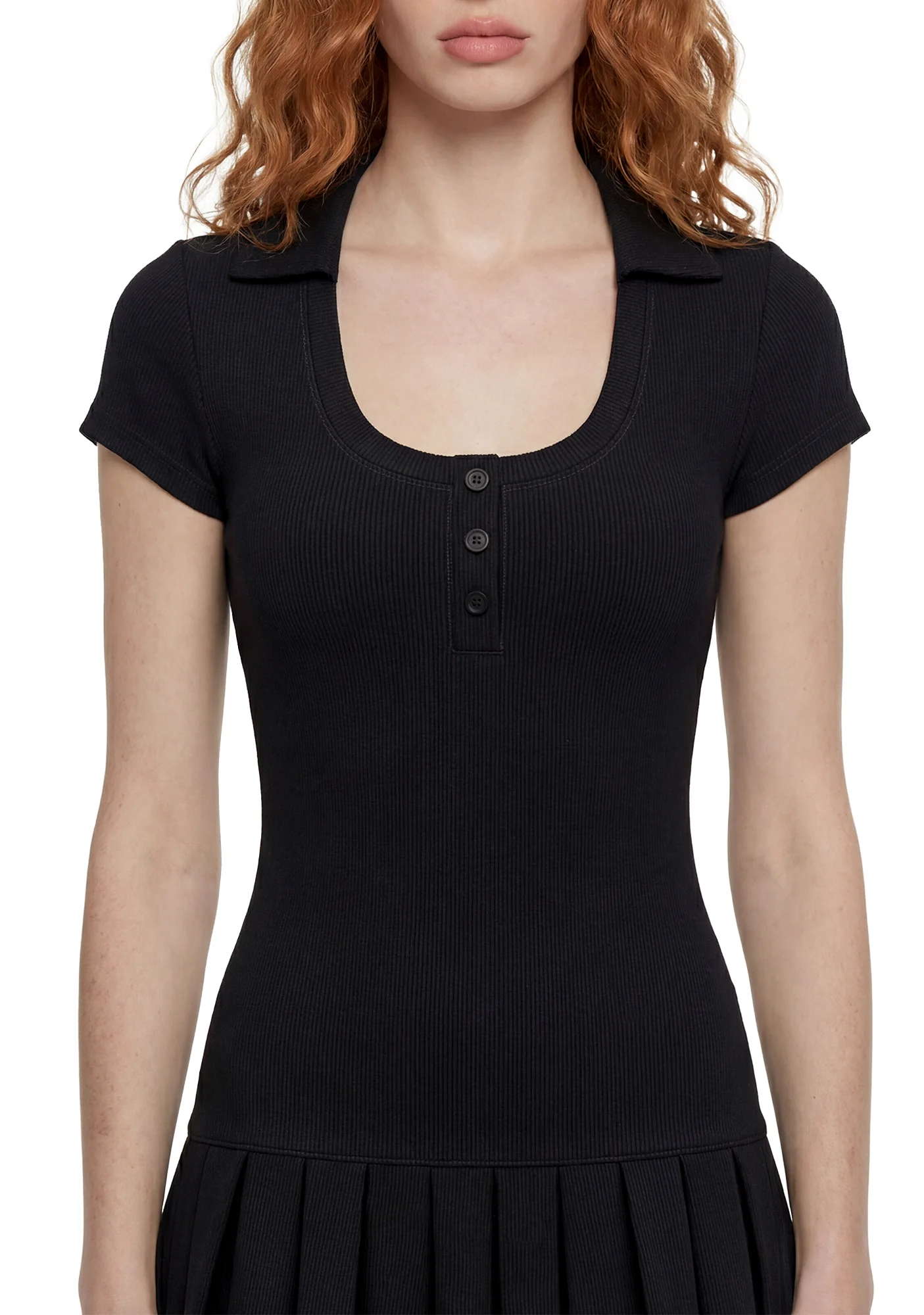 Tashi Tennis Dress - Black - Image 5