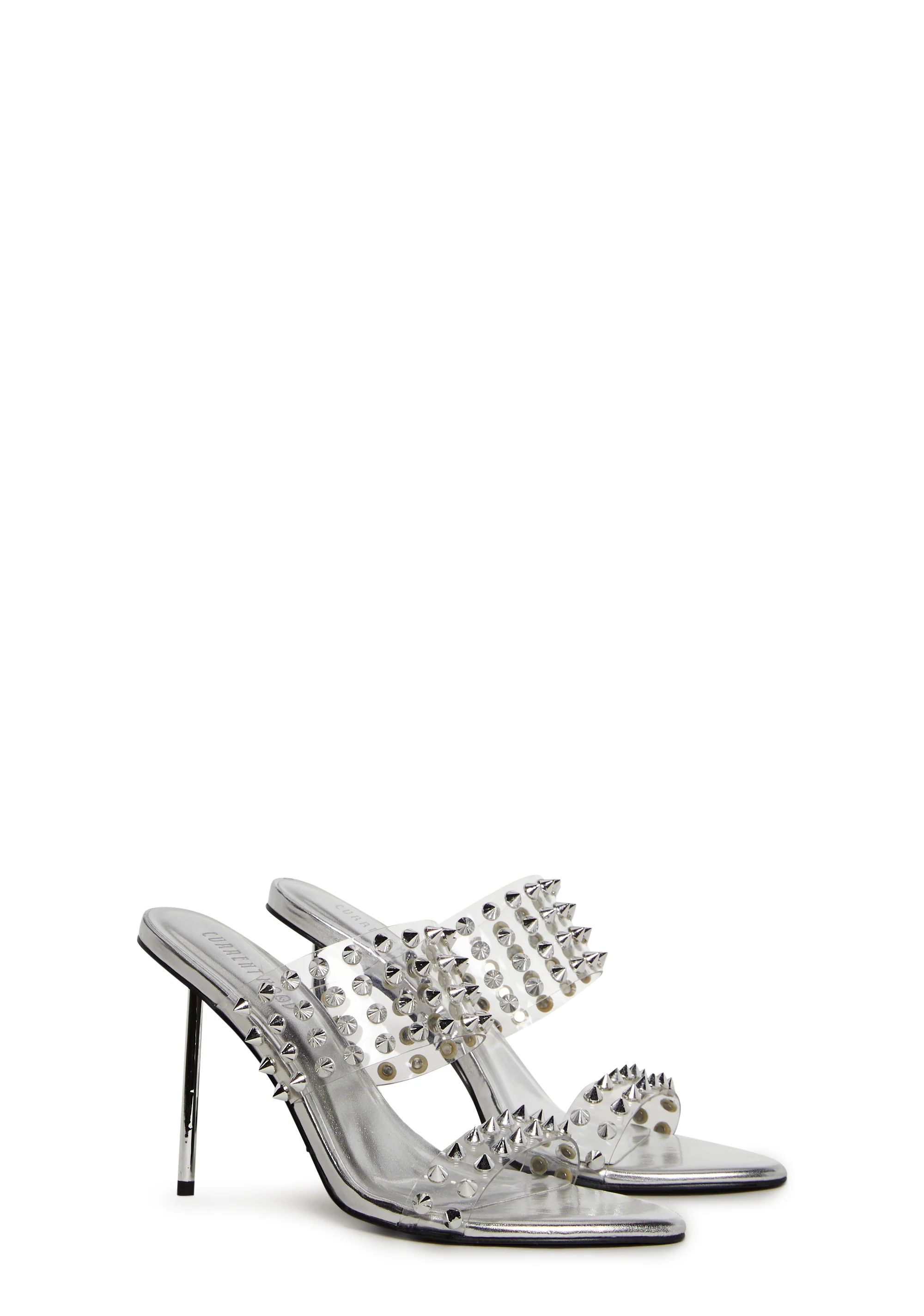 Hot Hype Spiked Mules - Image 3