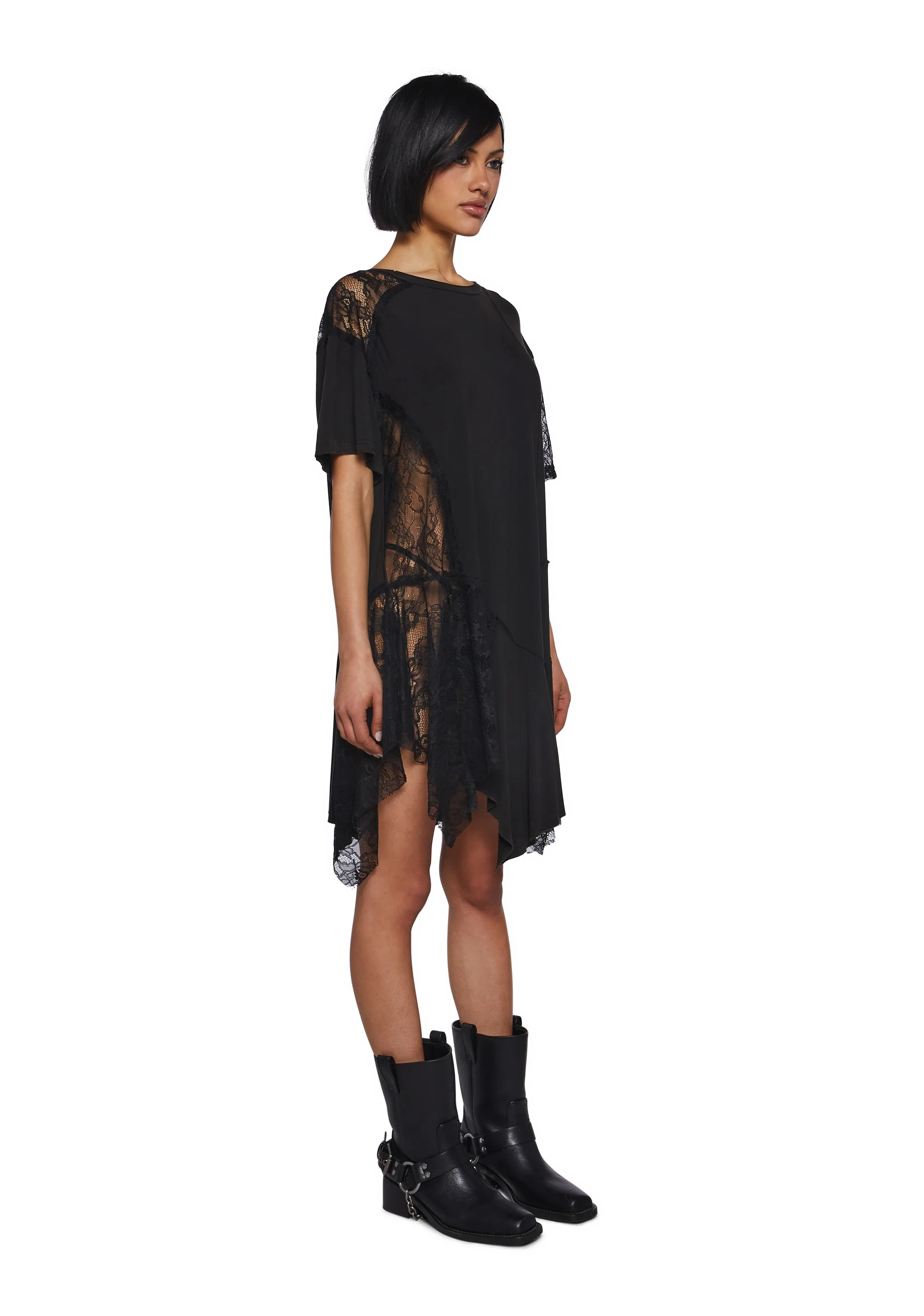 Shredded Romance Midi Dress - Image 3