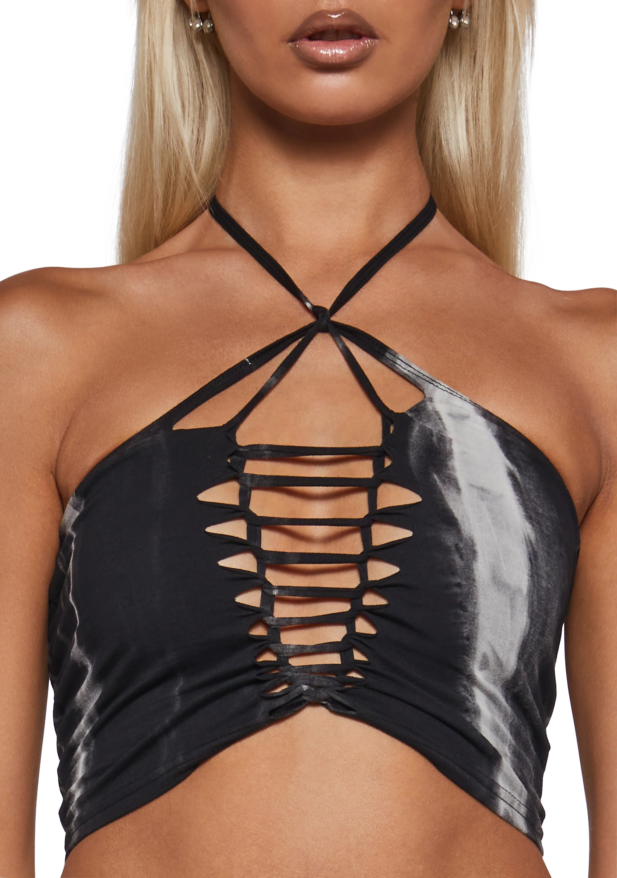 Obscure Visions Tie Dye Halter Top - Image 5