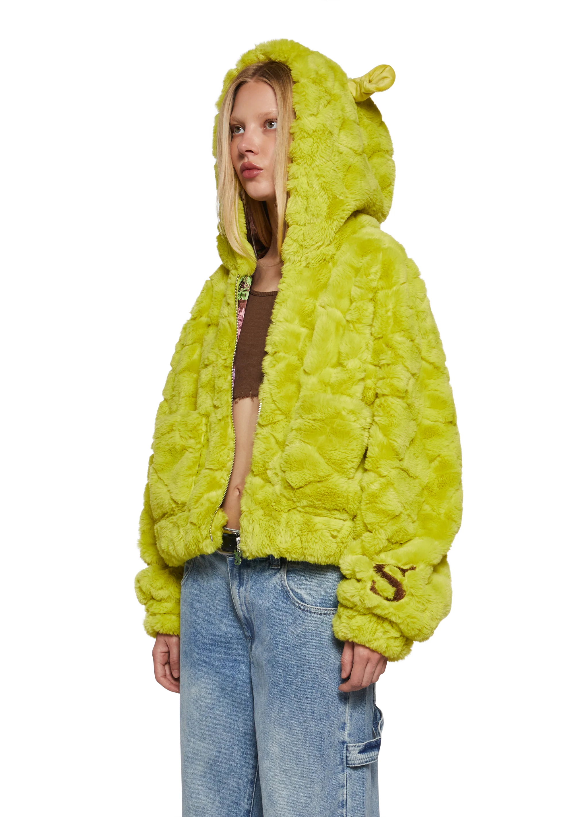 Ogre Chic Fuzzy Zip-Up Jacket - Image 13