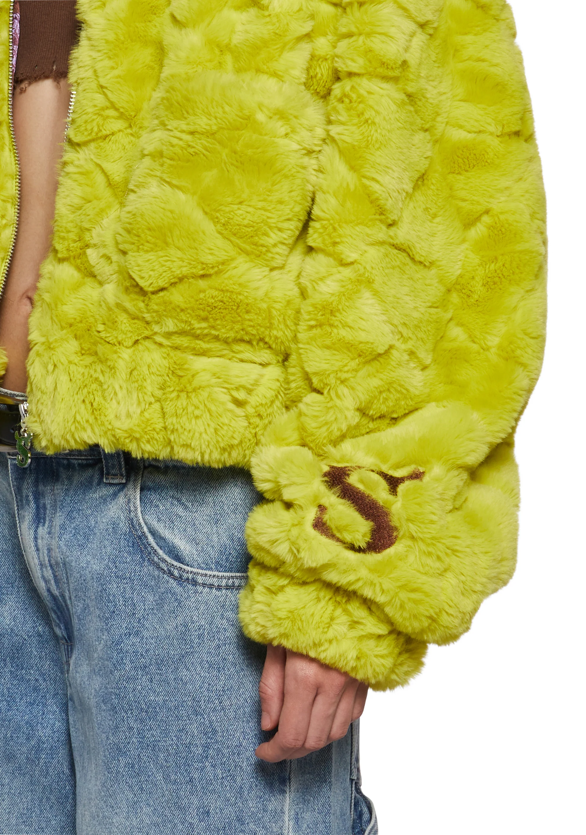 Ogre Chic Fuzzy Zip-Up Jacket - Image 14