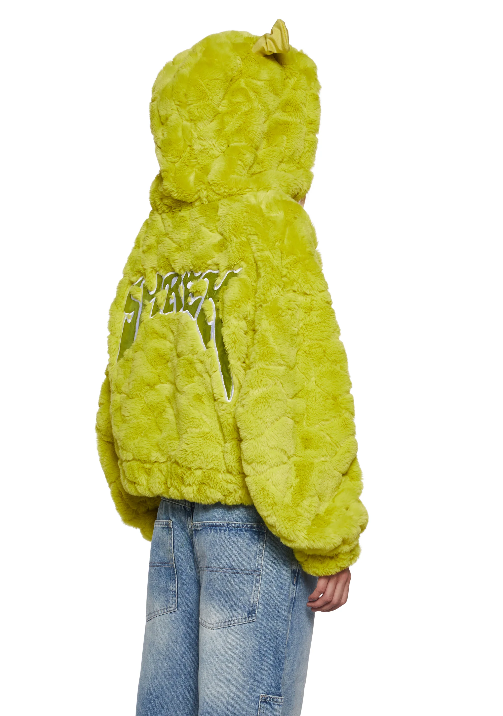 Ogre Chic Fuzzy Zip-Up Jacket - Image 4