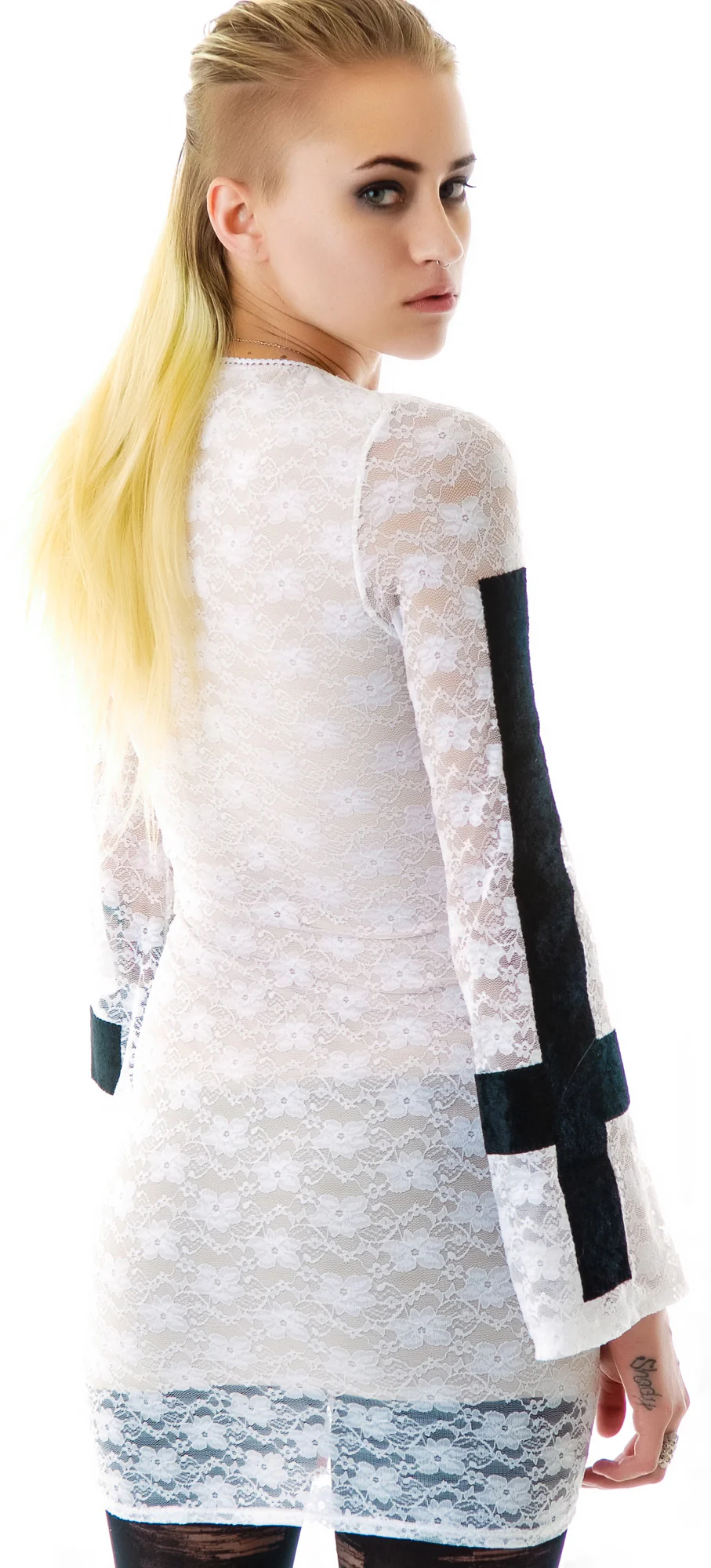 Silent Ceremony Lace Dress - Image 9