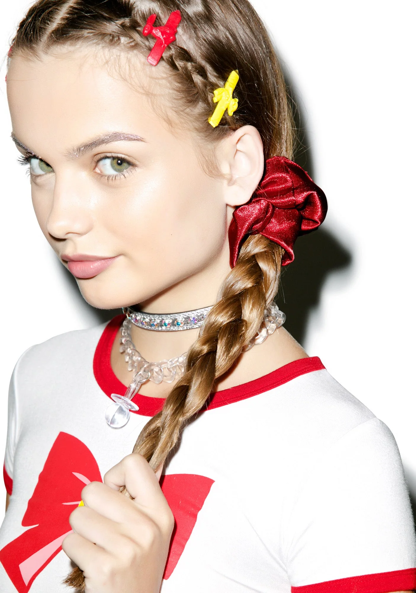 Silk Barbae Bitch Scrunchie - Pink - Image 11