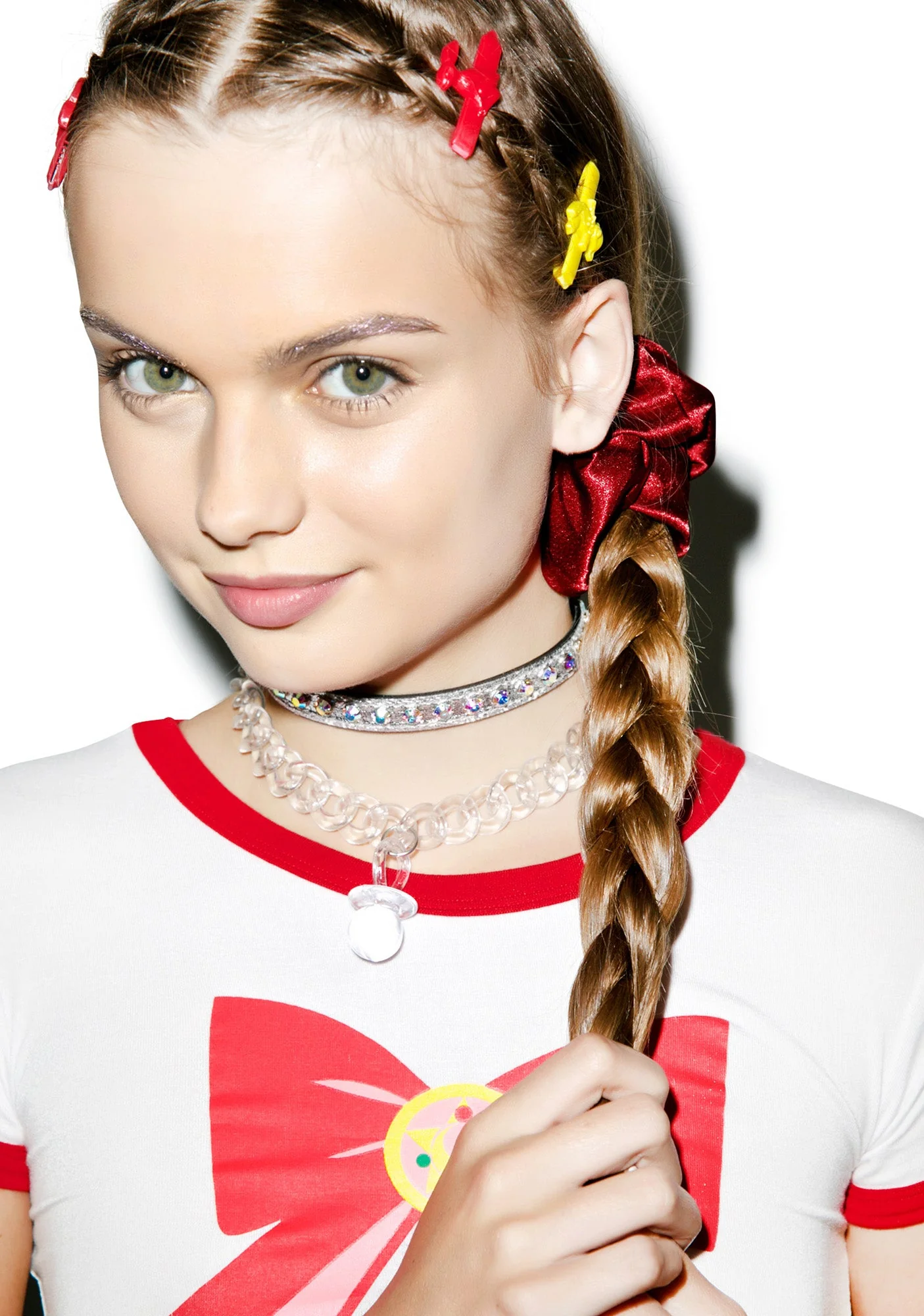 Silk Barbae Bitch Scrunchie - Pink - Image 15