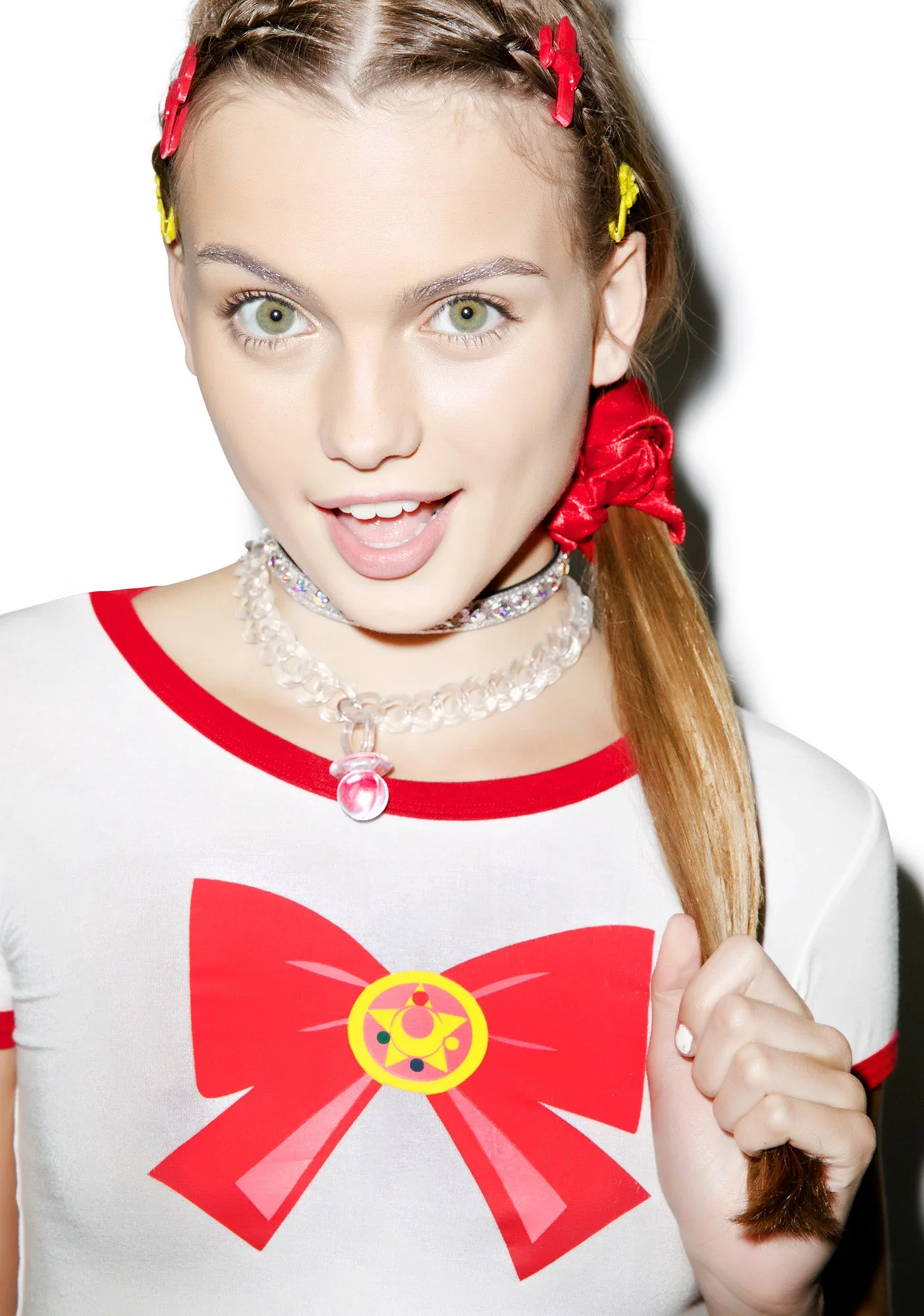 Silk Barbae Bitch Scrunchie - Pink - Image 2