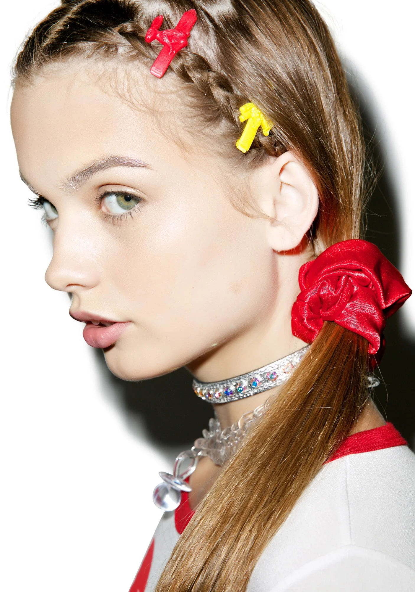 Silk Barbae Bitch Scrunchie - Pink - Image 3