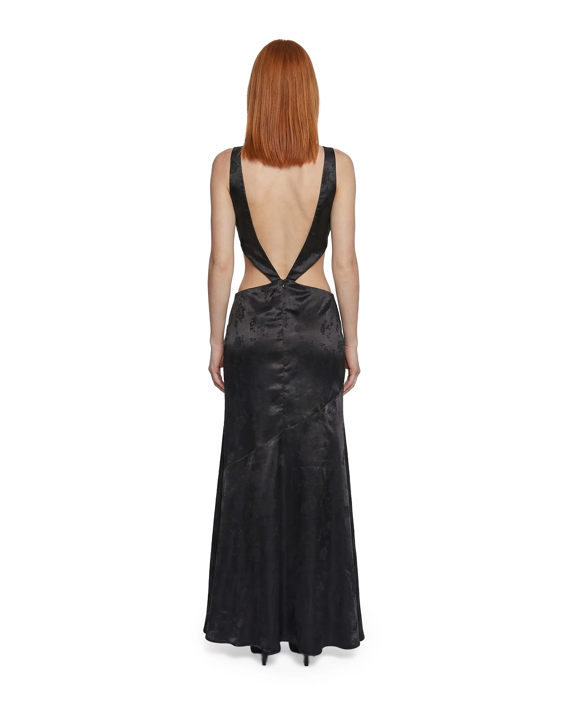 Silken Steps Cut Out Dress - Image 4