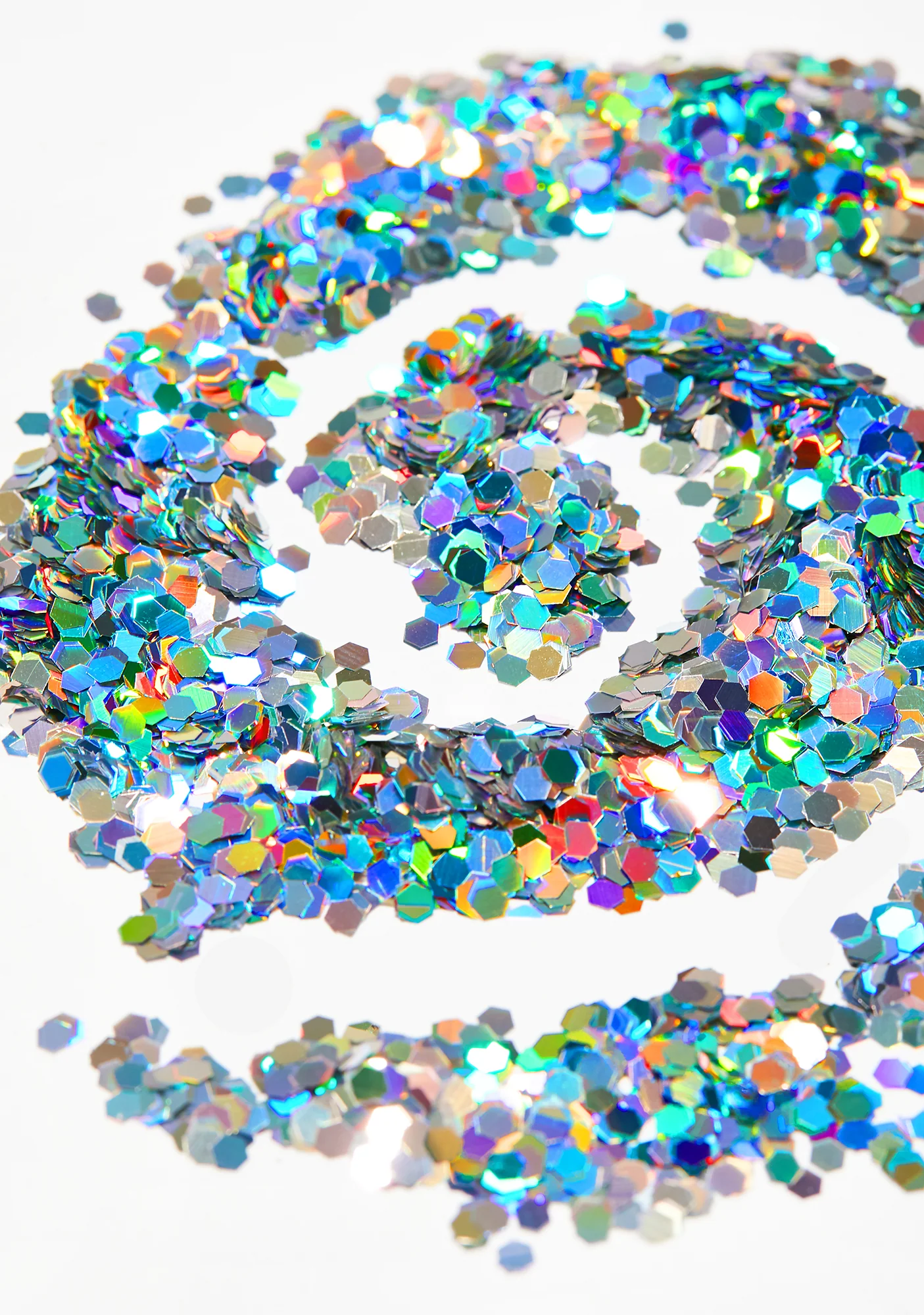 Silver Hex Glitter - Image 2