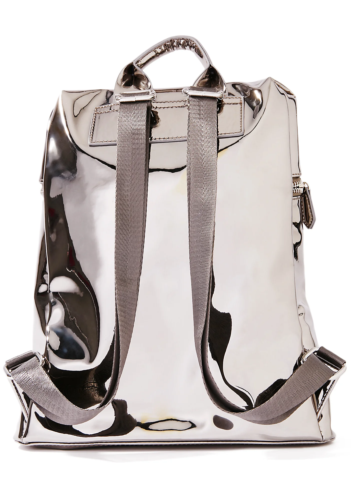 Silver Technoglow Metallic Backpack - Image 5