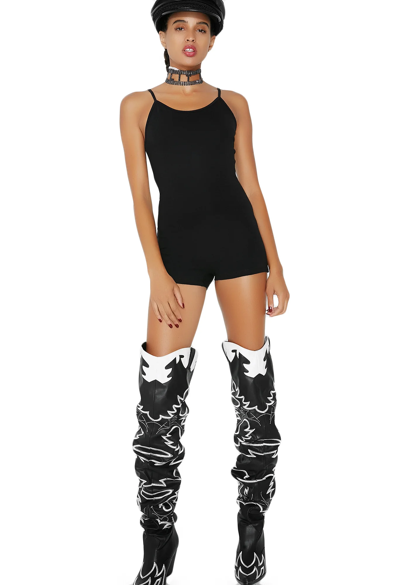Simple Pleasures Tank Romper - Image 5