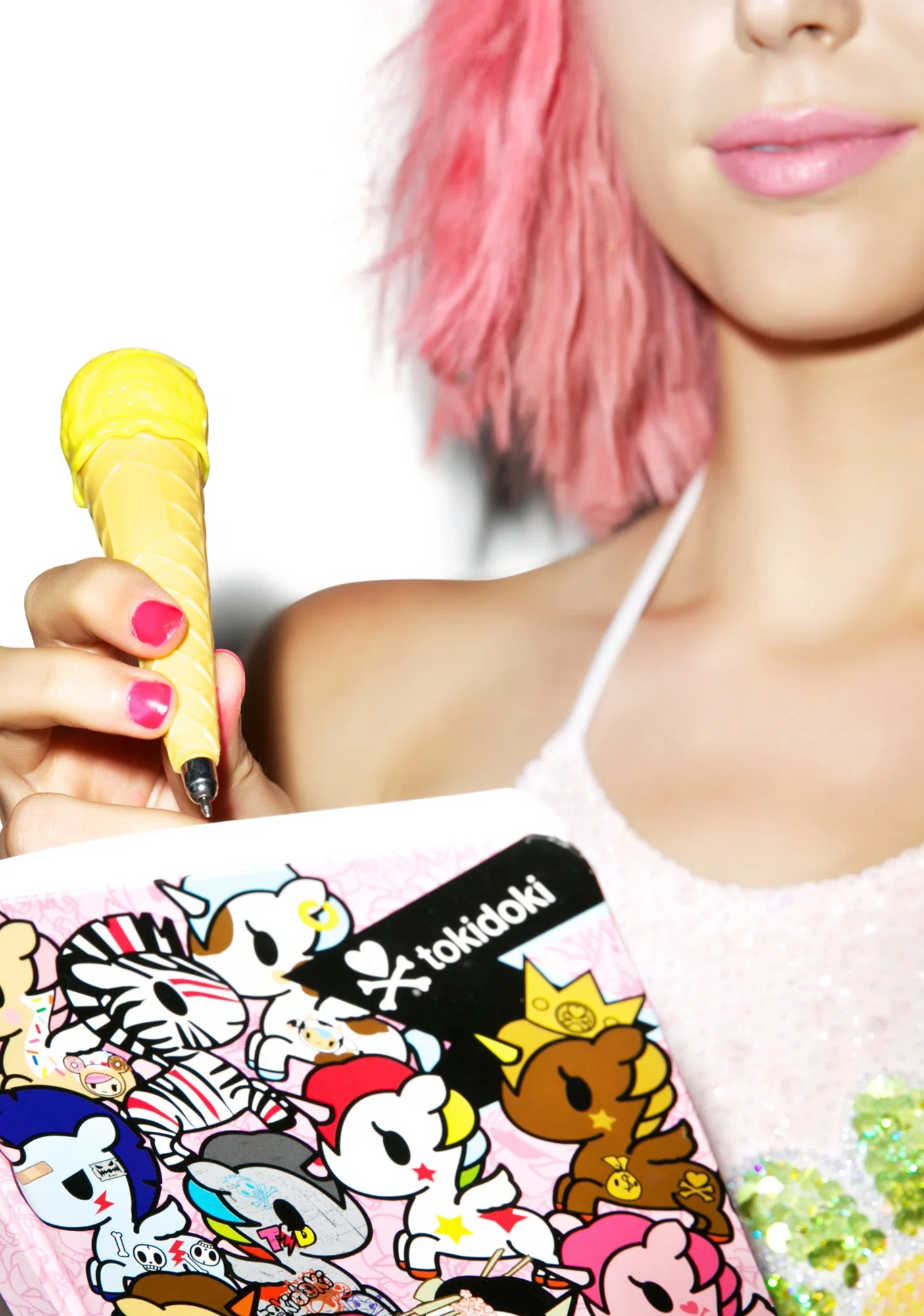 Single Scoop Ice Cream Pen - Yellow - Image 4