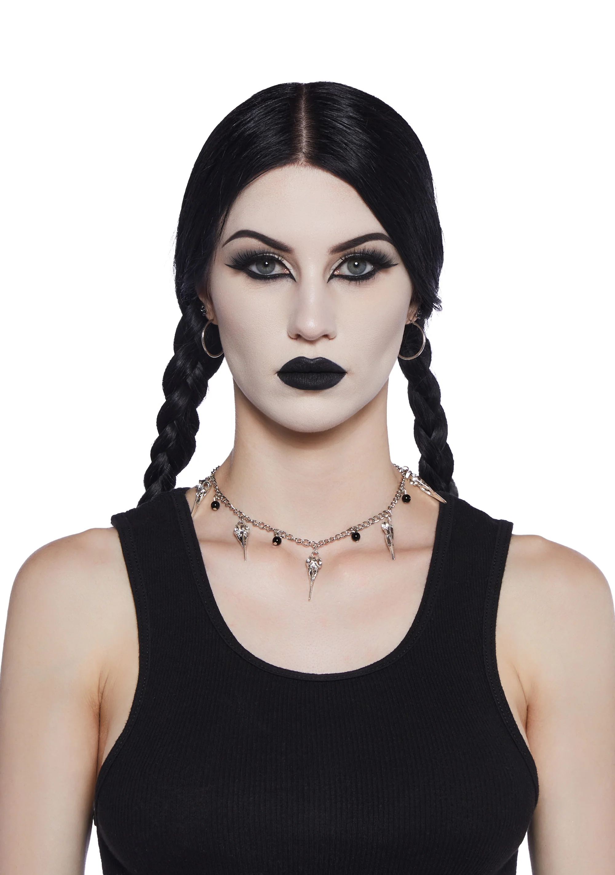 Sinister Skull Statement Necklace - Image 4