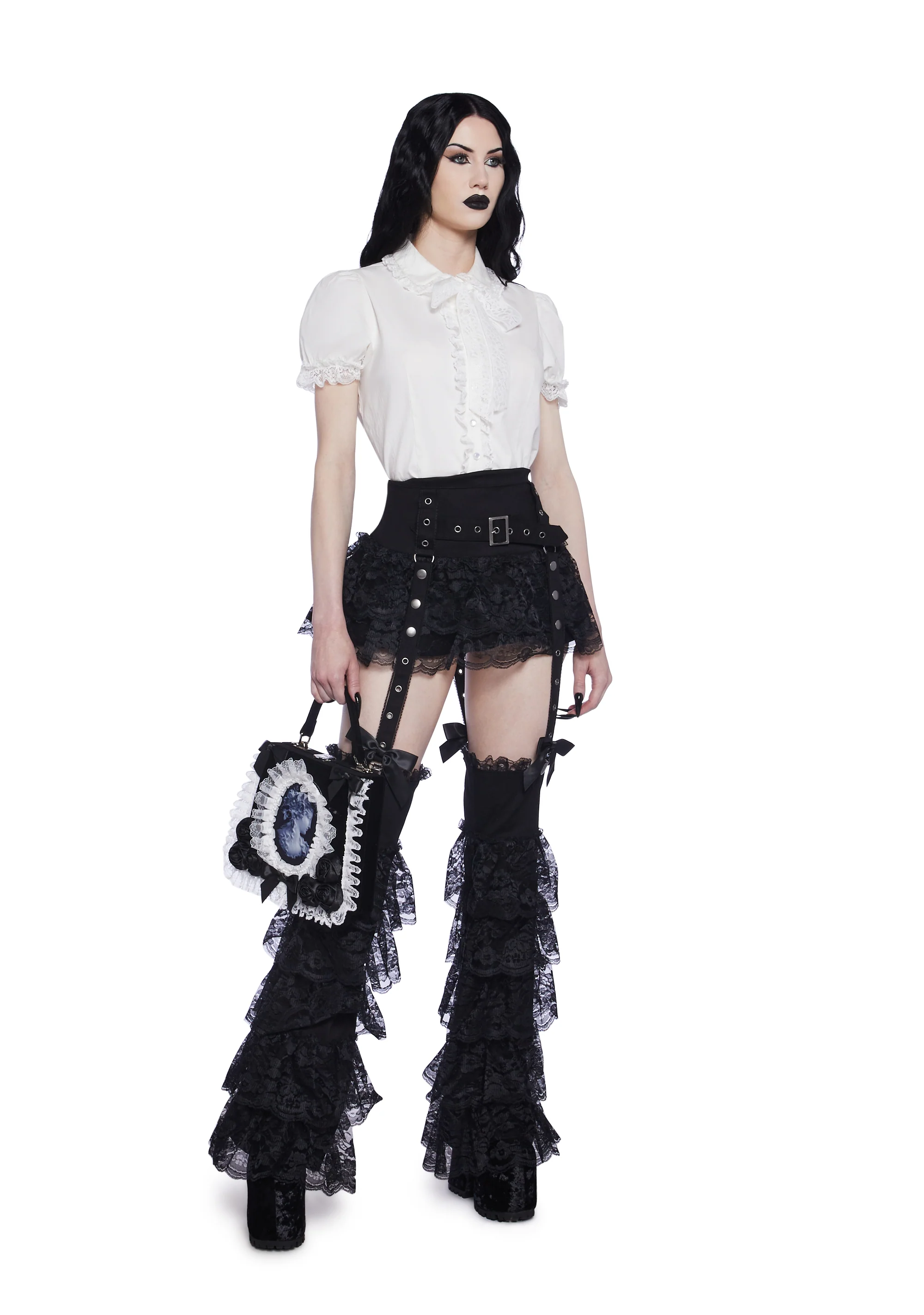Sinister Sweetness Mini Skirt And Leg Warmers - Image 2