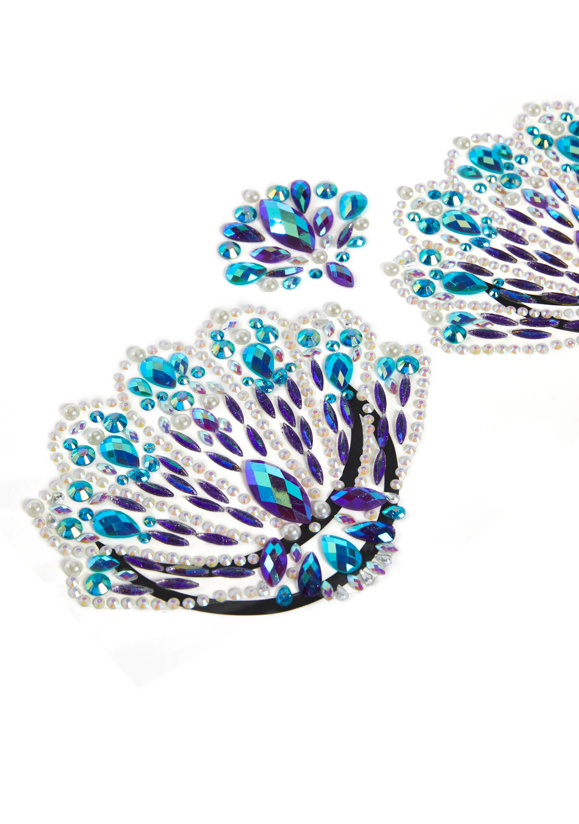 Siren Song Mermaid Jewel Pasties - Image 2