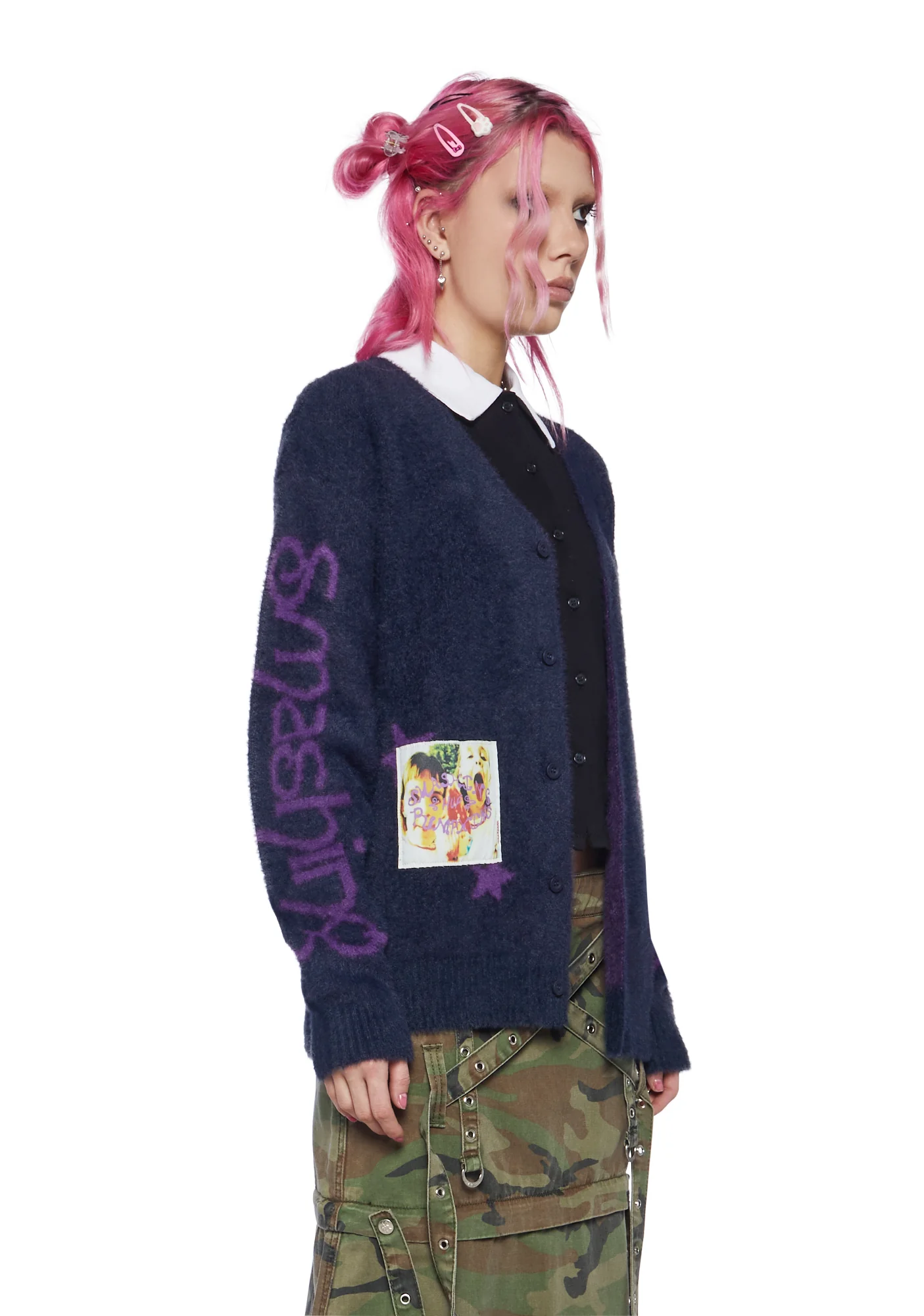 Siva Mohair Cardigan - Image 3