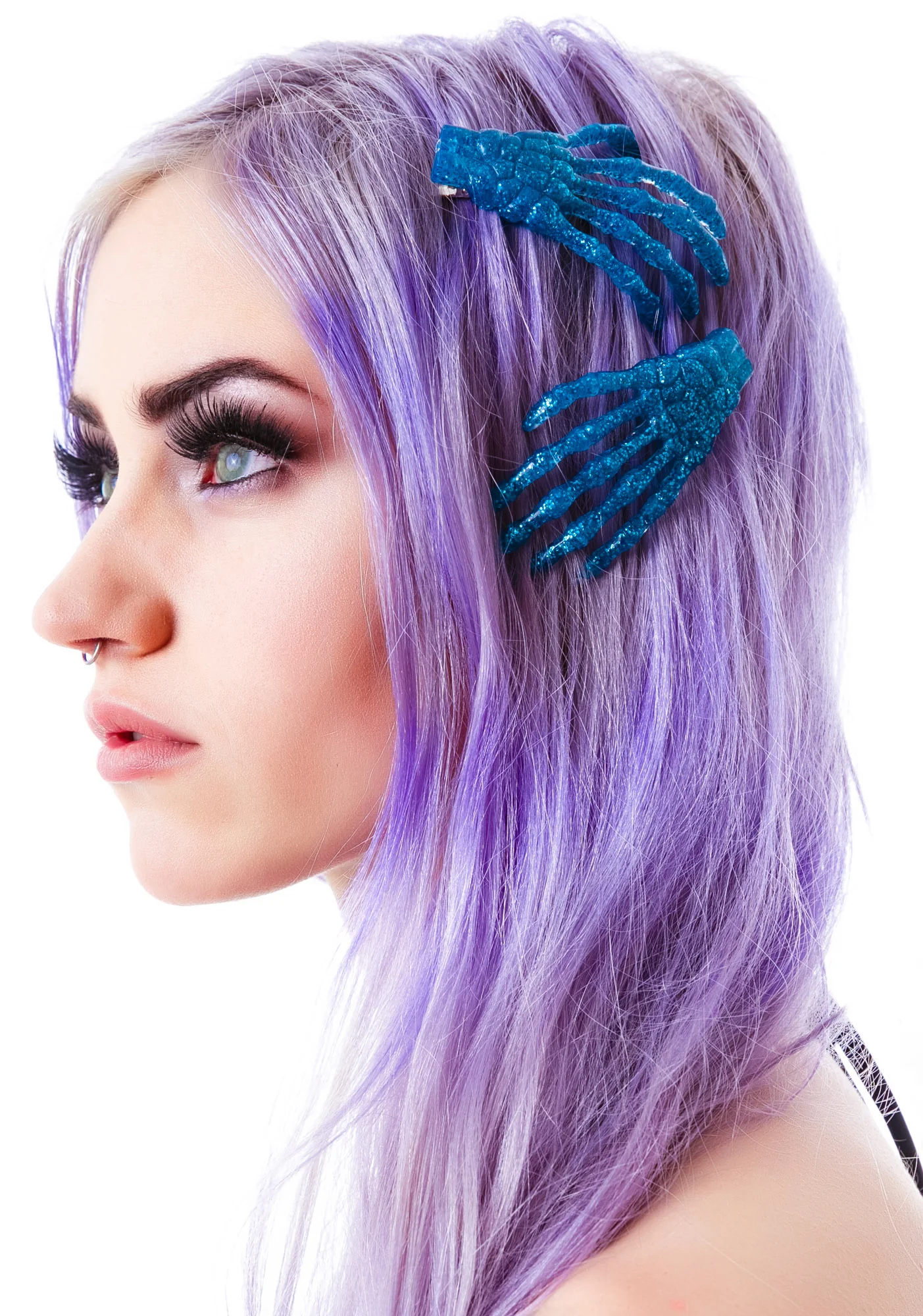 Skeleton Bone Hands Hair Slides - Image 10
