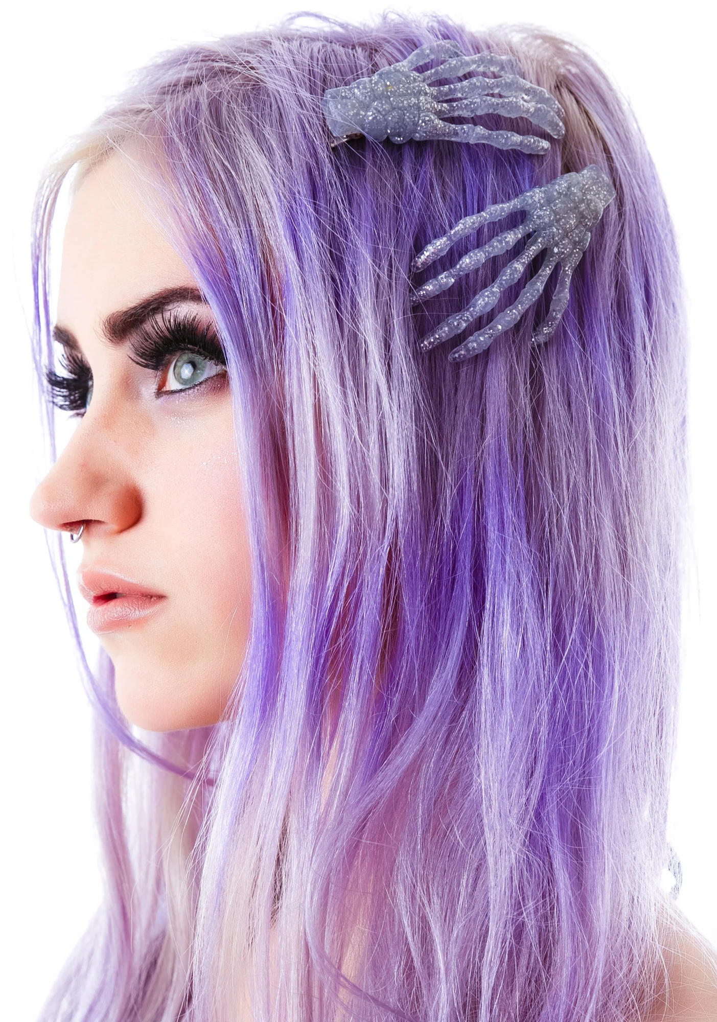 Skeleton Bone Hands Hair Slides - Image 23
