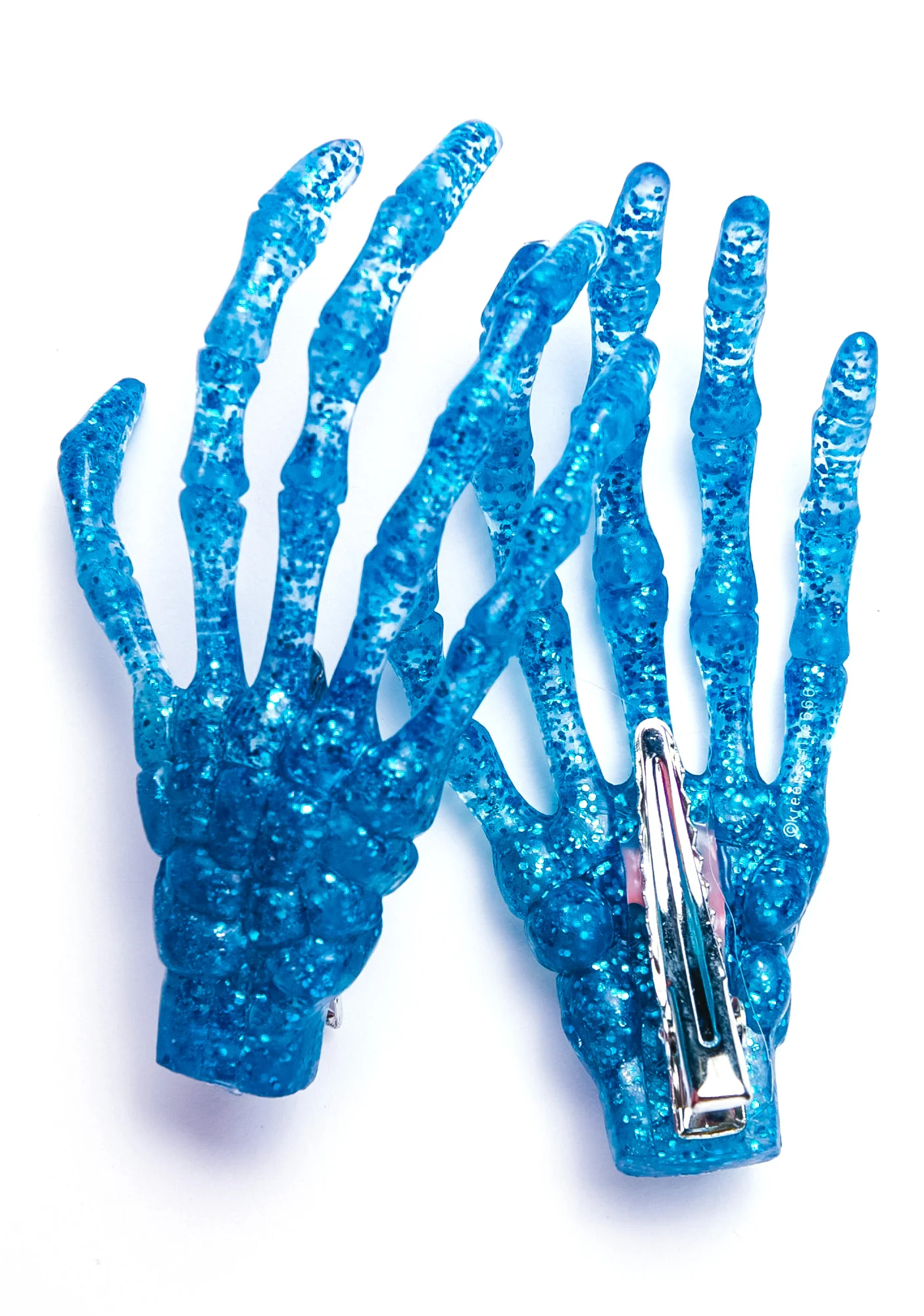 Skeleton Bone Hands Hair Slides - Image 24