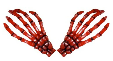 Skeleton Bone Hands Hair Slides - Image 30