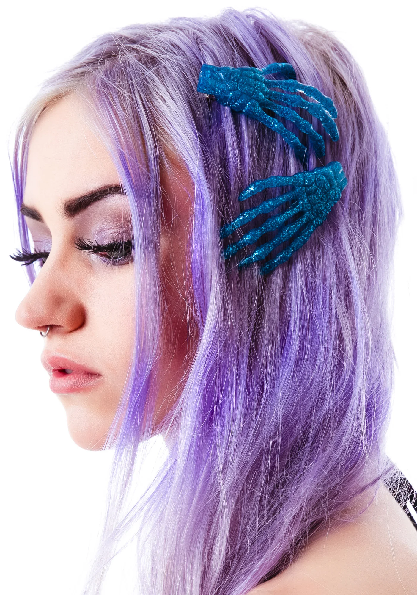 Skeleton Bone Hands Hair Slides - Image 9