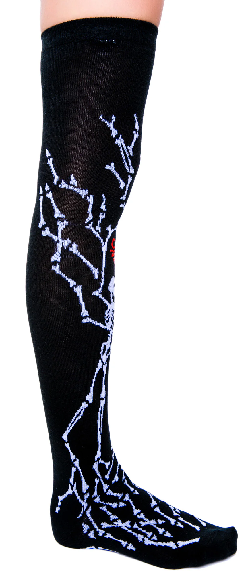Skeleton Tree Lovers Garter Socks - Image 4