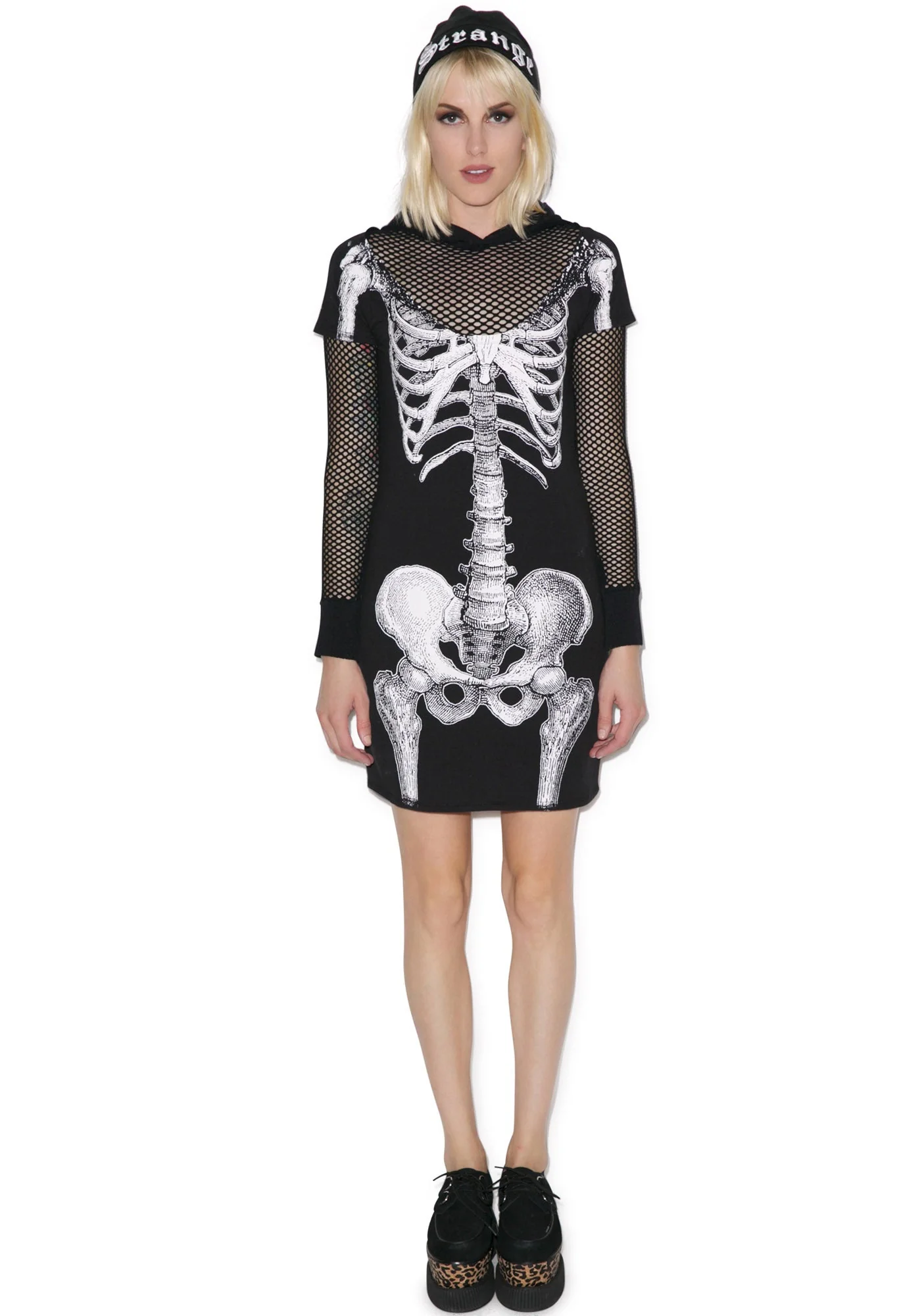 Skeleton Tunic Dress - Stripe - Image 11