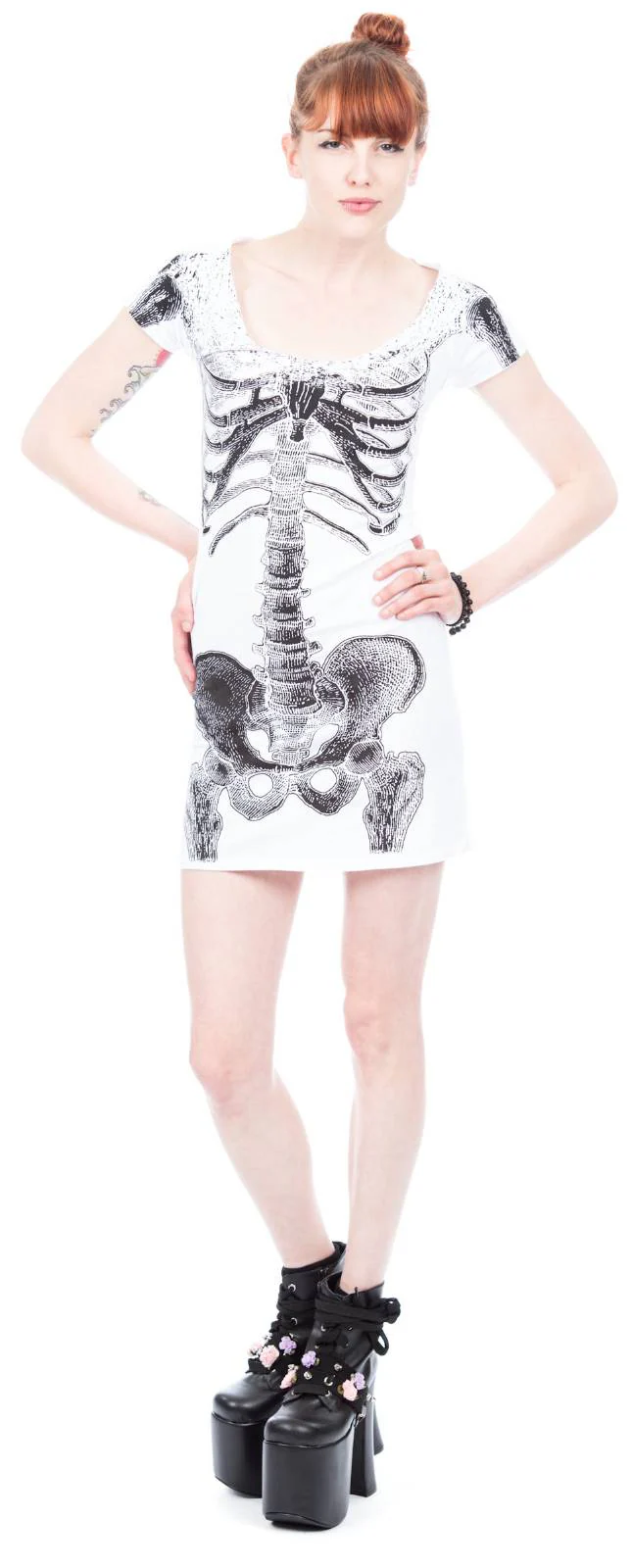Skeleton Tunic Dress - Stripe - Image 24