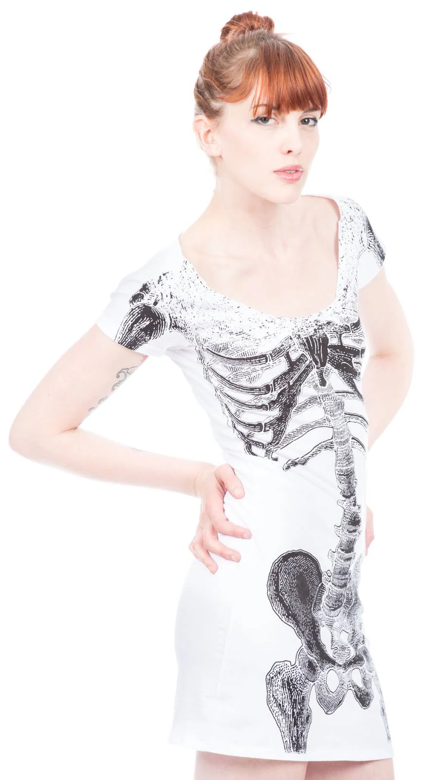 Skeleton Tunic Dress - Stripe - Image 31