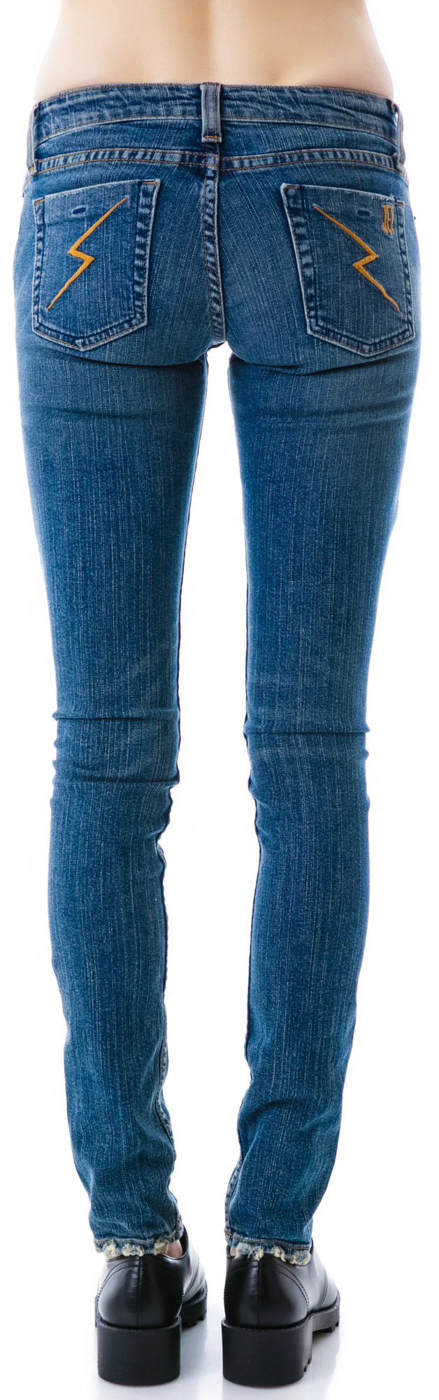 Skinny Army Patch Jeans - Image 3