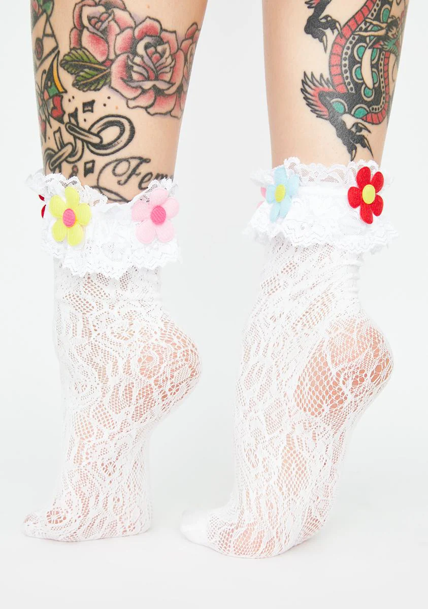 Skip To My Lou Crew Socks - Image 3