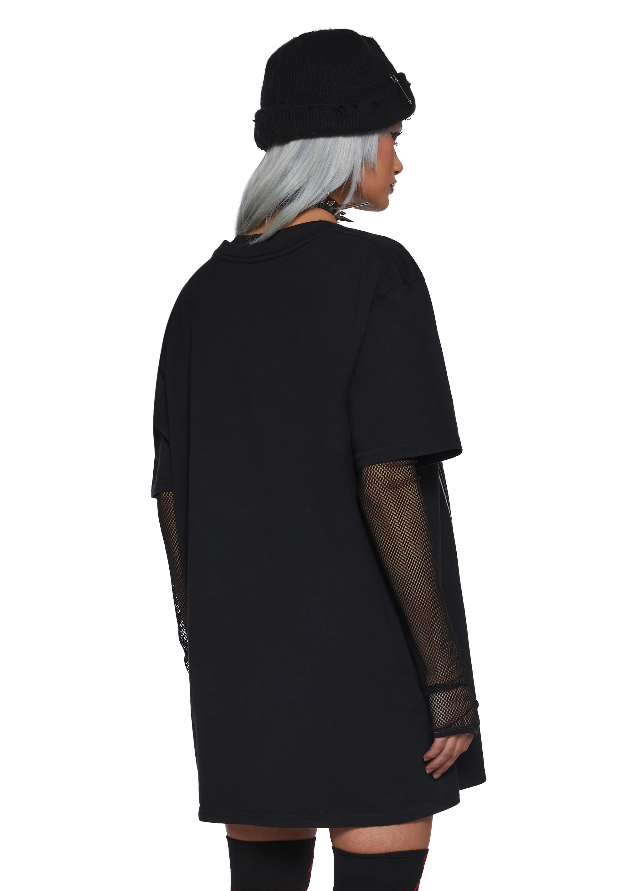 Skull Knowledge Oversized Tee - Image 4