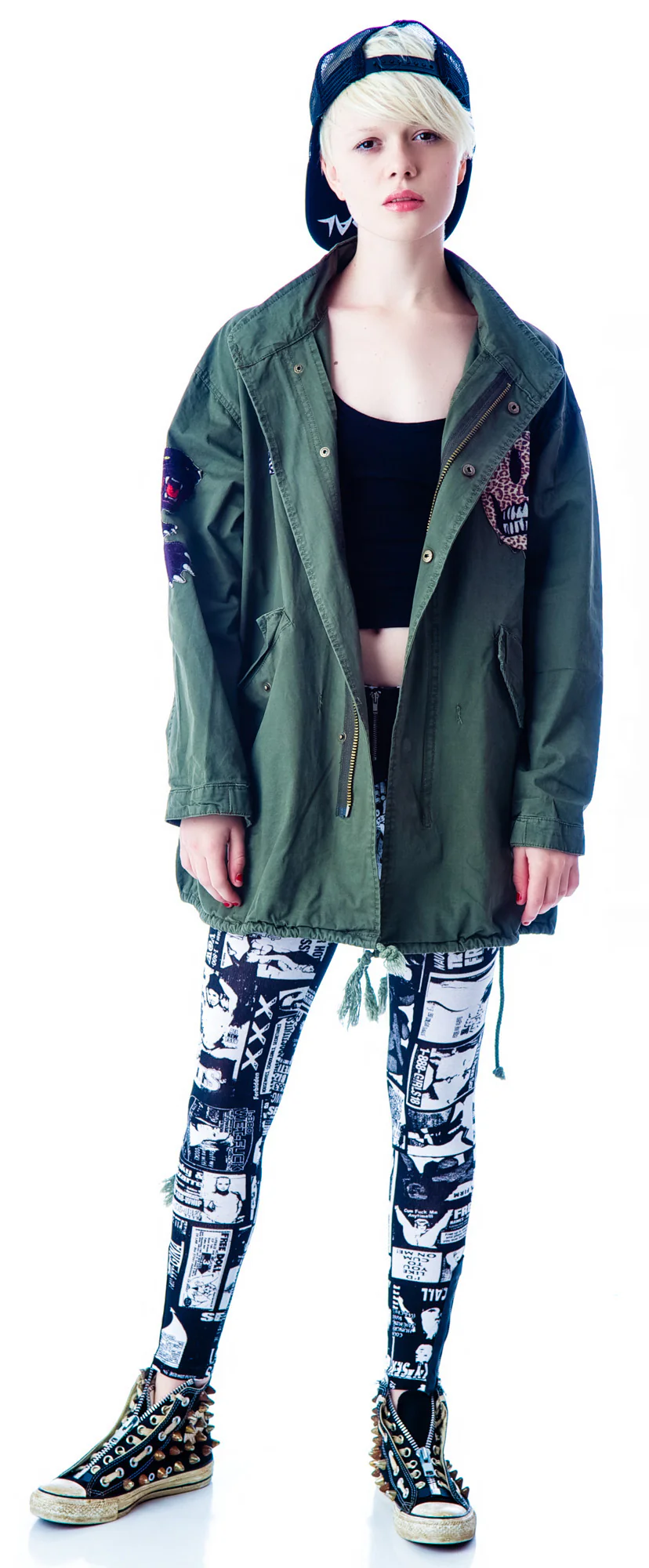 Skull Rocker Military Surplus Jacket - Image 2