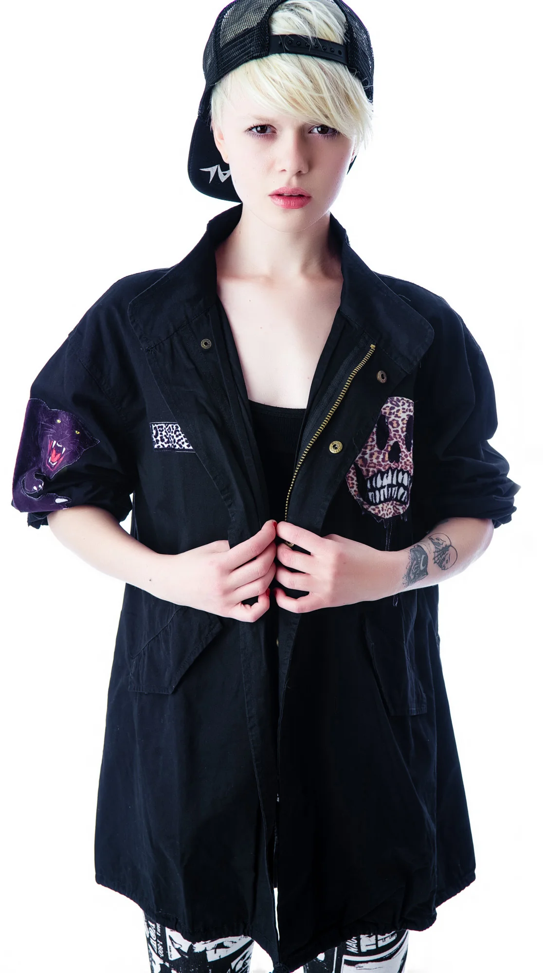 Skull Rocker Military Surplus Jacket - Image 6