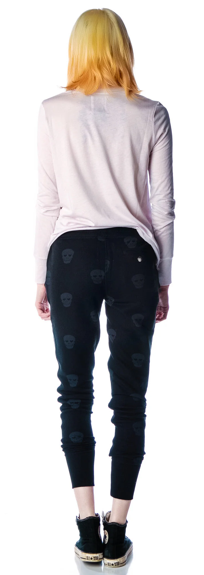 Skull Sweatpants - Black - Image 11