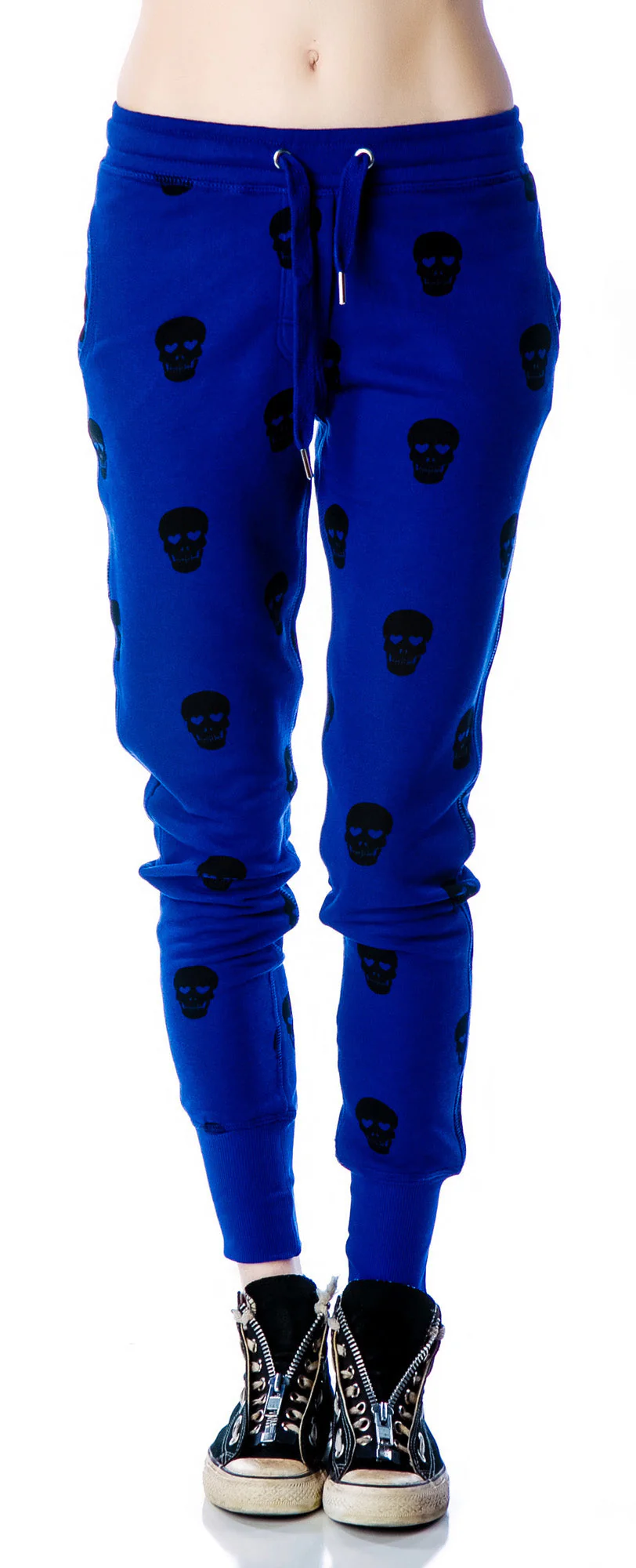 Skull Sweatpants - Black - Image 3