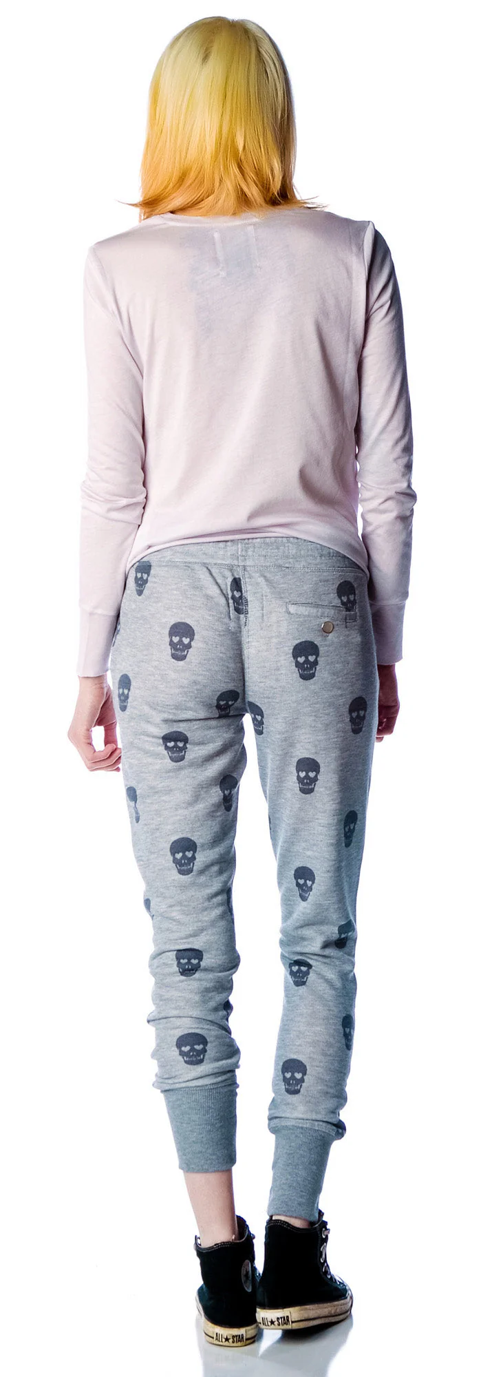 Skull Sweatpants - Black - Image 7
