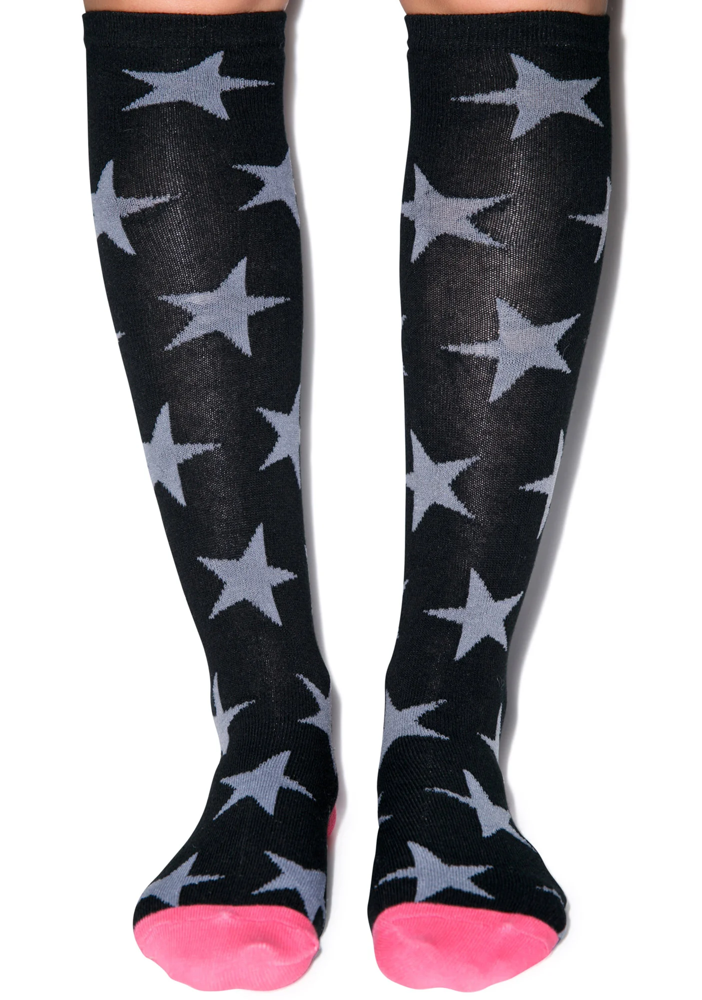 Skully Bow Stars Socks - Image 2