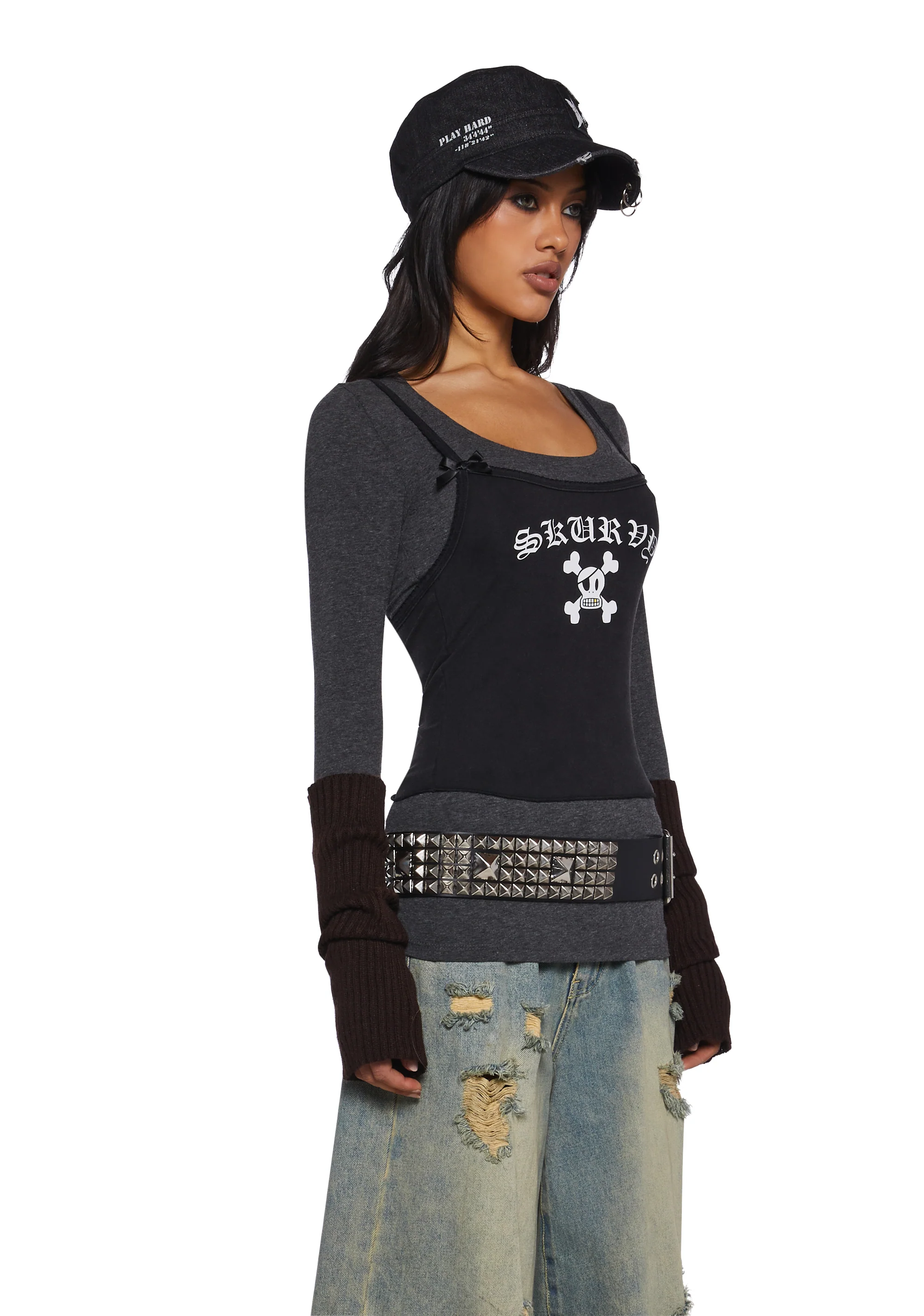 Skurvy Bones Tank Top - Image 3
