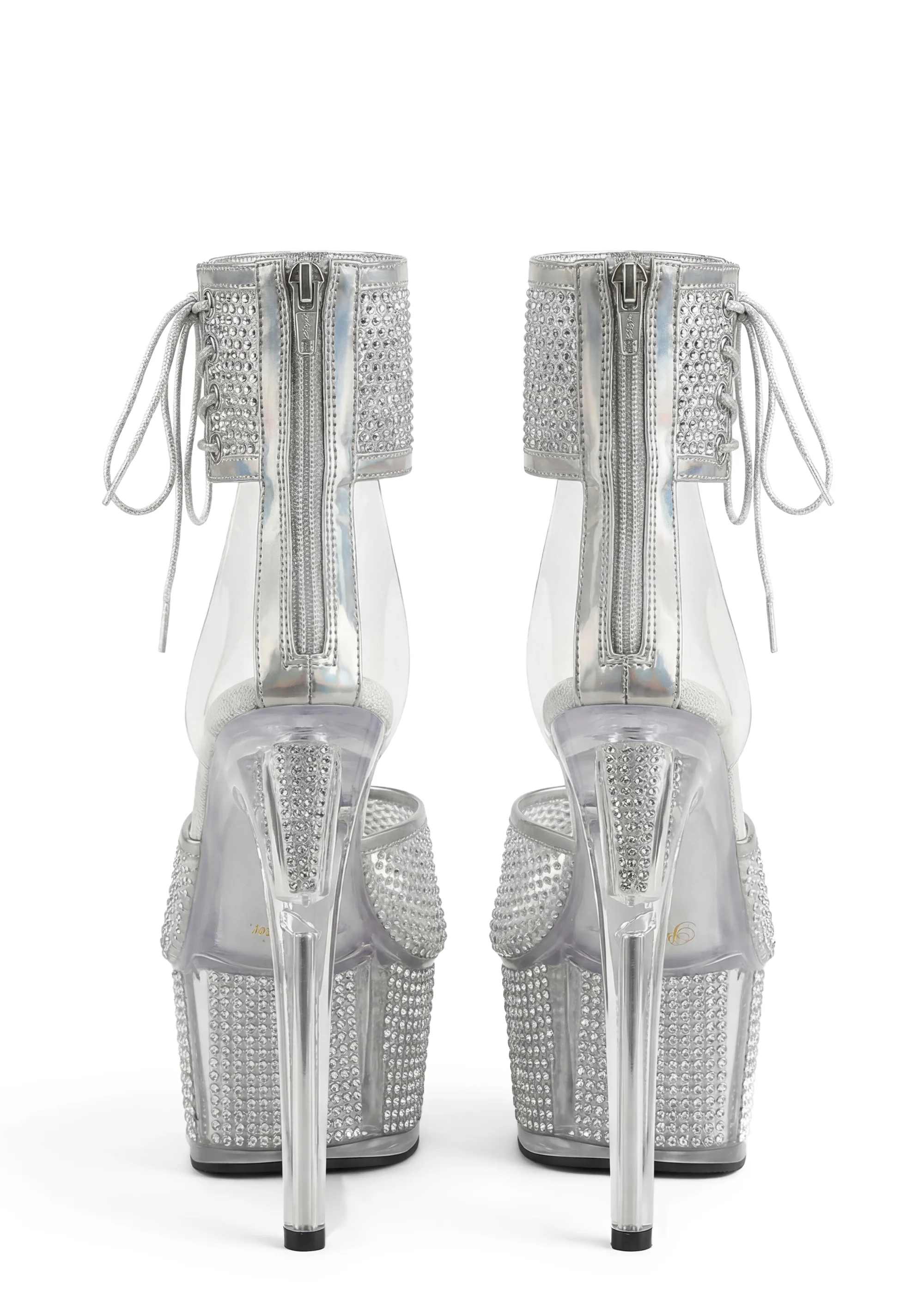 SKY-324PREM Rhinestone Heels - Image 5