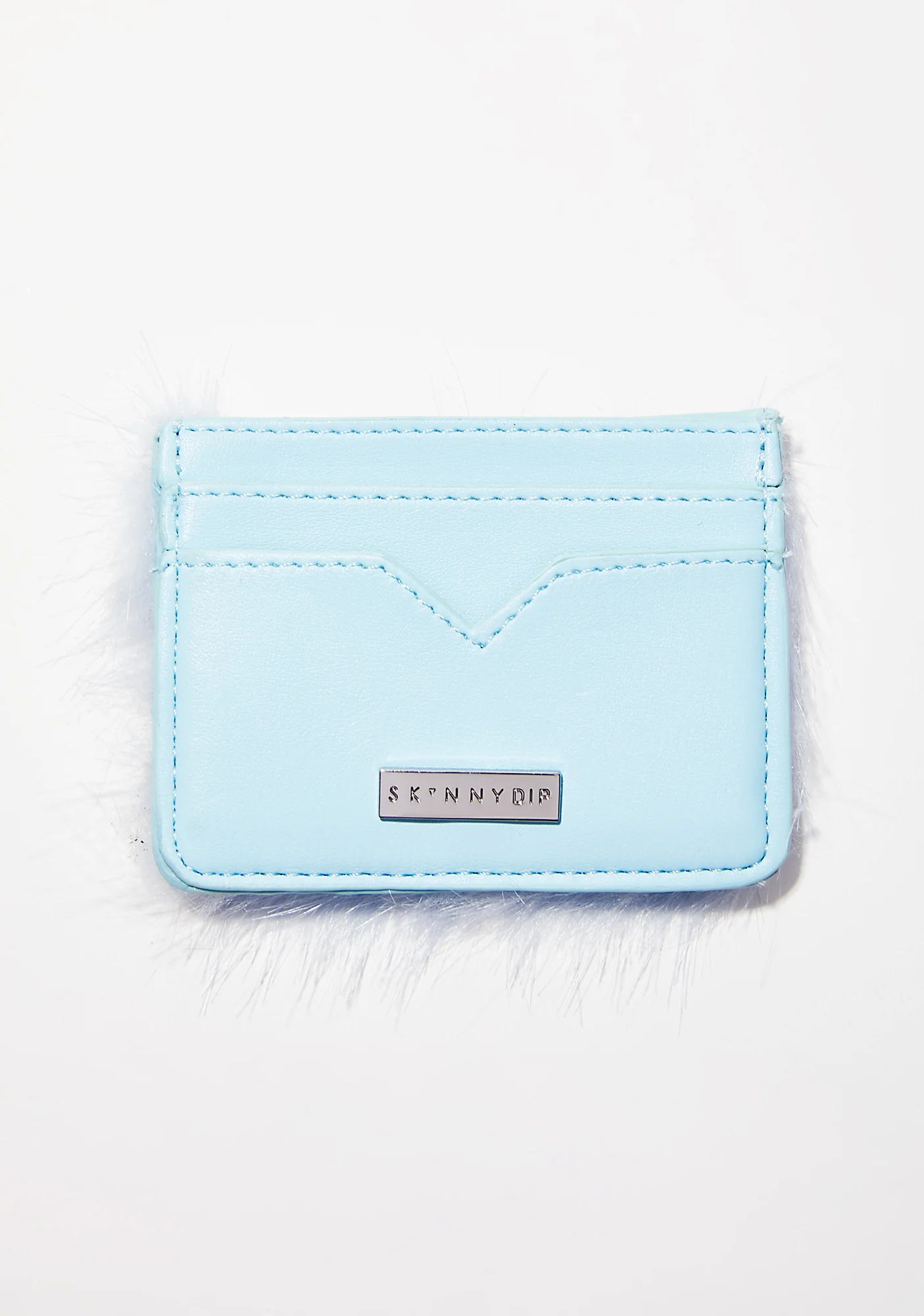 Sky Blue Fur Card Holder - Image 2