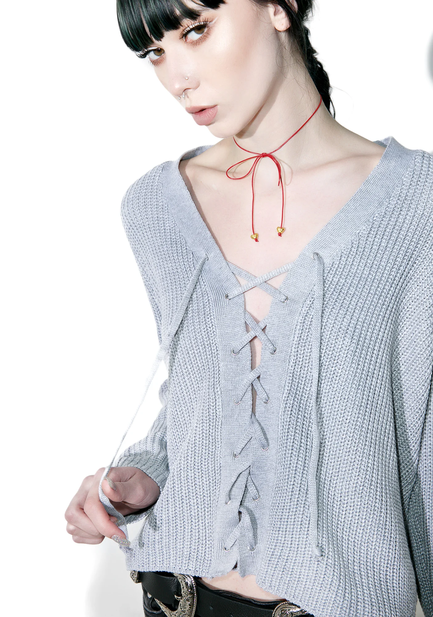 Sky High Adrenaline Lace-Up Top - Image 2