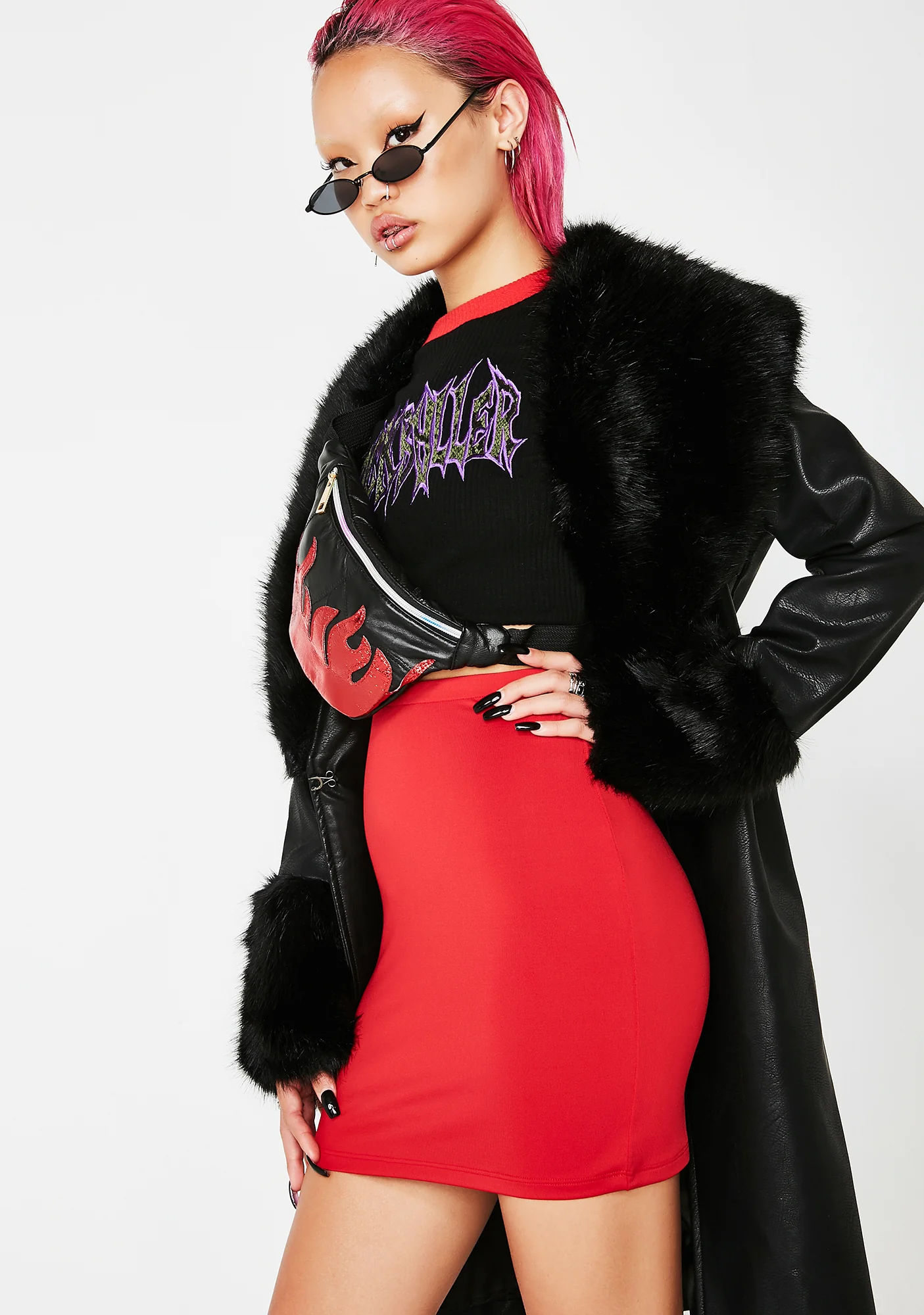 Slay Machine Mini Skirt - Image 2