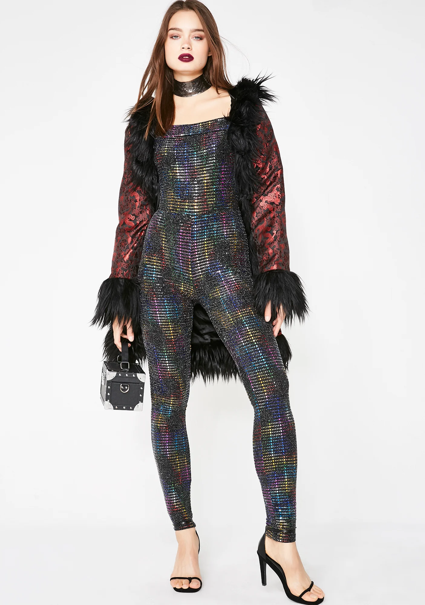 Slay The Nite Away Bodycon Jumpsuit - Image 2