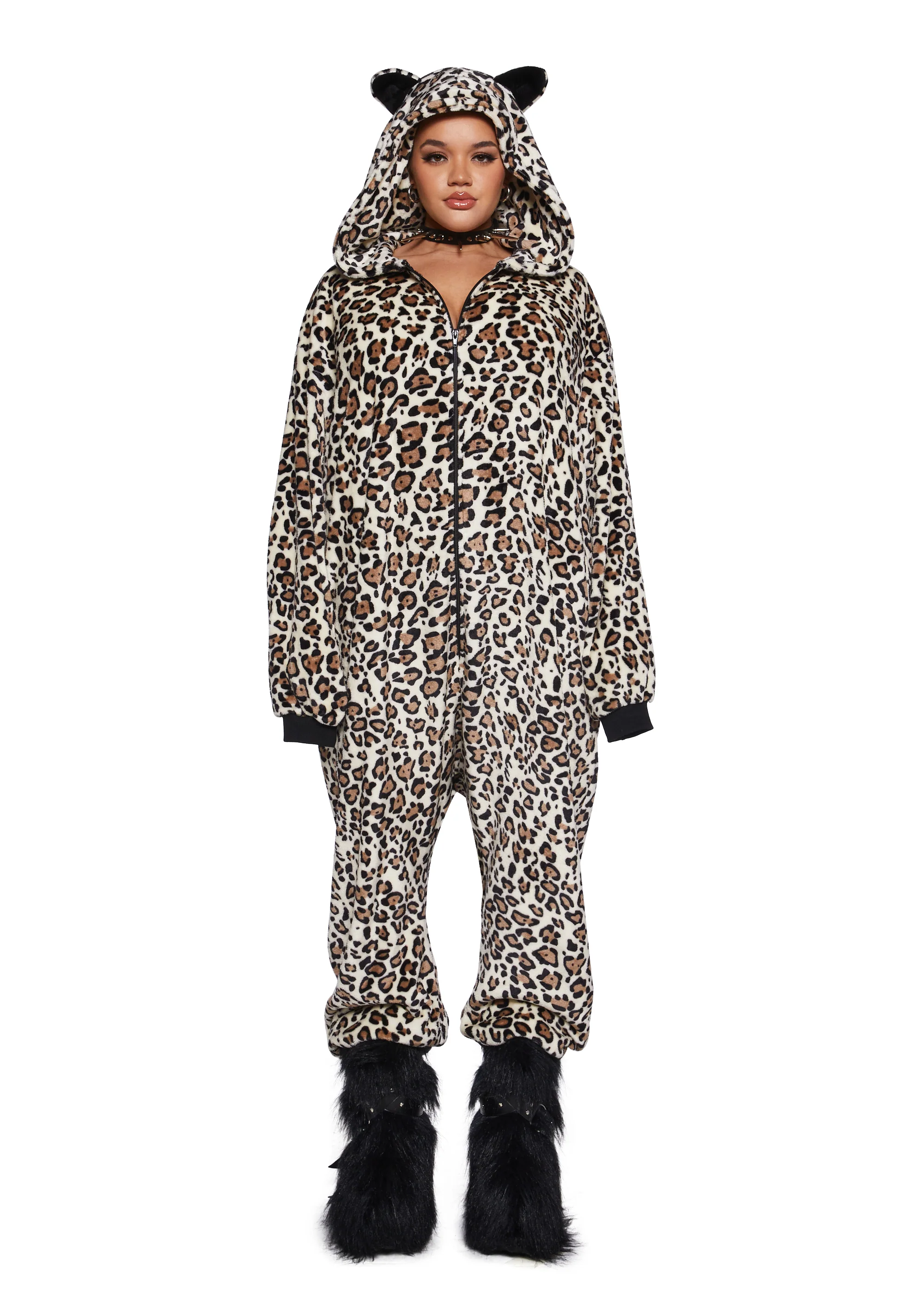 Sleepover Ready Leopard Jumpsuit - Image 2