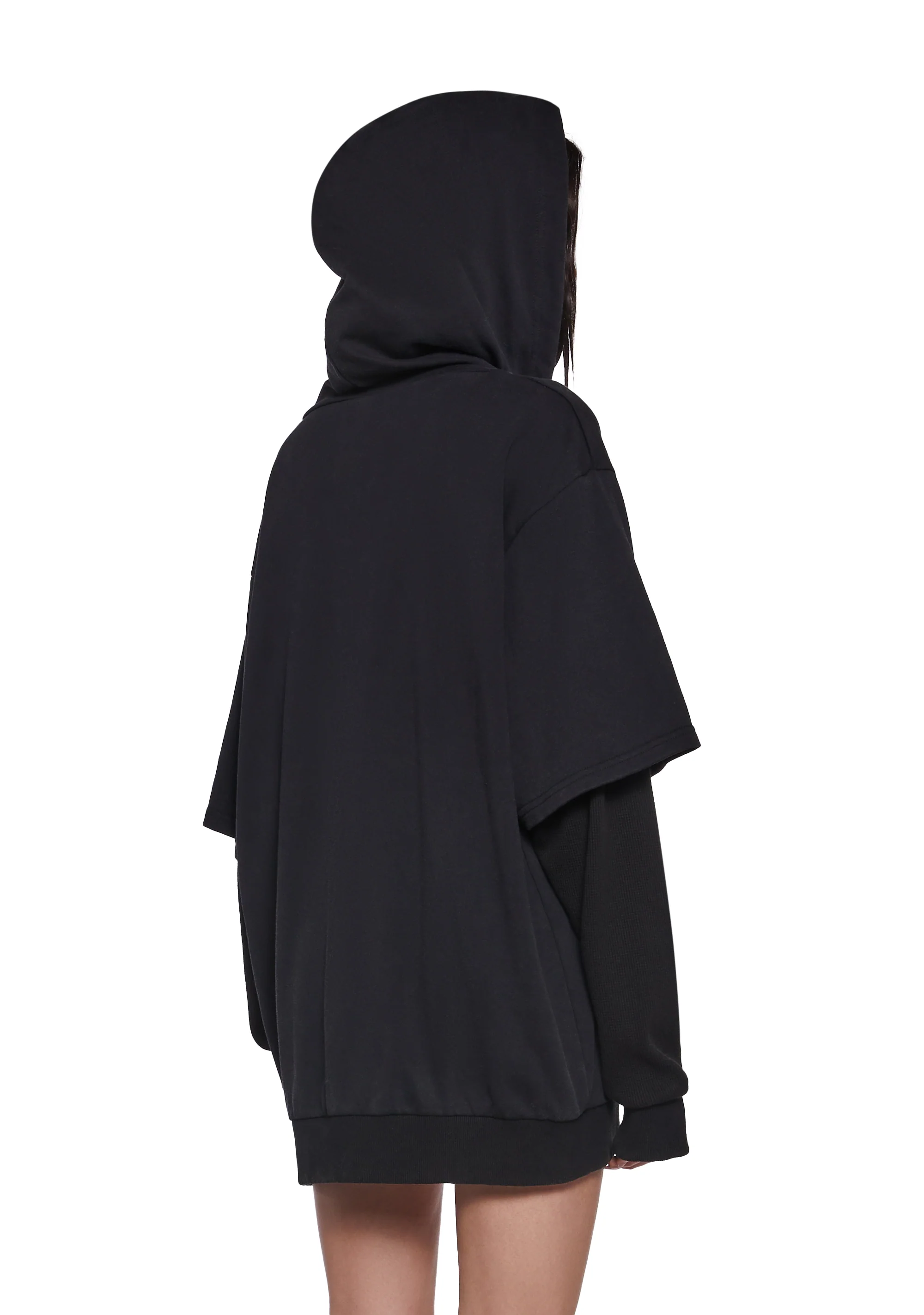Tattered & Torn Knit Hoodie - Image 4